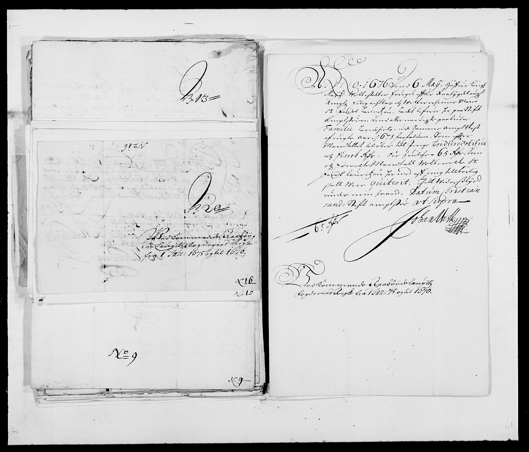 Rentekammeret inntil 1814, Reviderte regnskaper, Fogderegnskap, AV/RA-EA-4092/R40/L2434: Fogderegnskap Råbyggelag, 1675-1676, p. 155