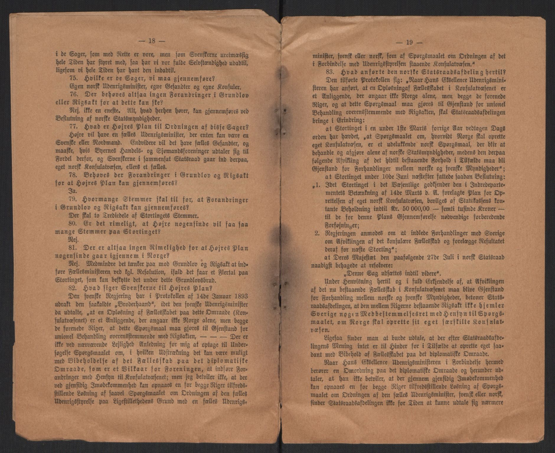Venstres Hovedorganisasjon, AV/RA-PA-0876/X/L0001: De eldste skrifter, 1860-1936, p. 612