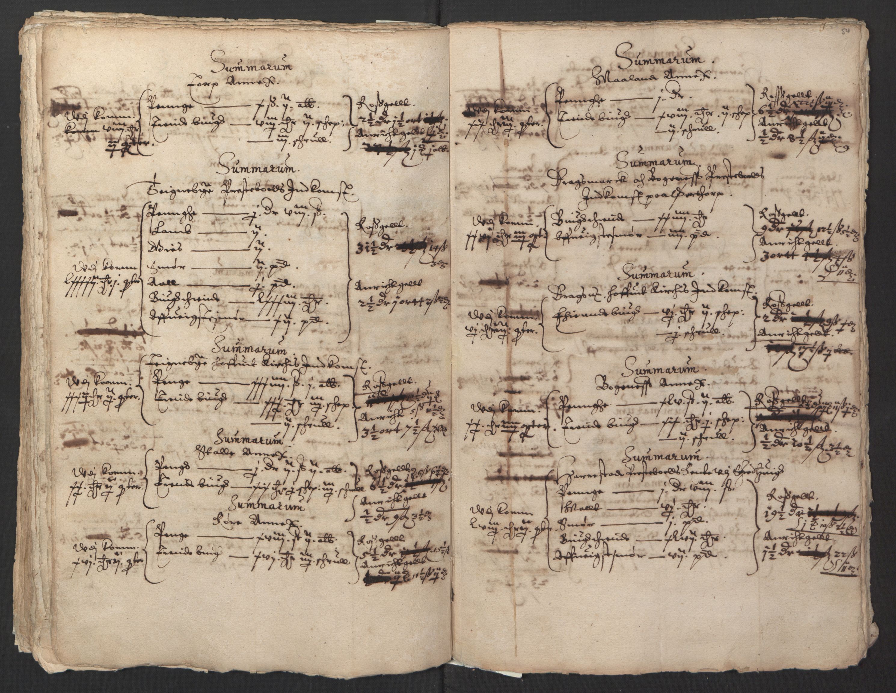 Stattholderembetet 1572-1771, AV/RA-EA-2870/Ek/L0014/0001: Jordebøker til utlikning av rosstjeneste 1624-1626: / Kirke- og prestebolsinntekter i Oslo og Hamar bispedømme, 1625-1626, p. 56