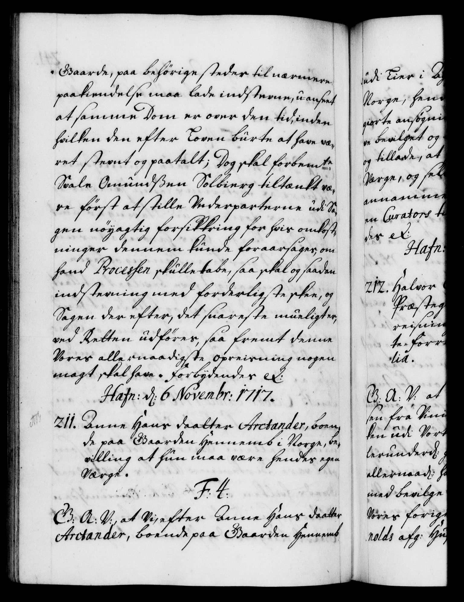 Danske Kanselli 1572-1799, AV/RA-EA-3023/F/Fc/Fca/Fcaa/L0022: Norske registre, 1716-1719, p. 241b