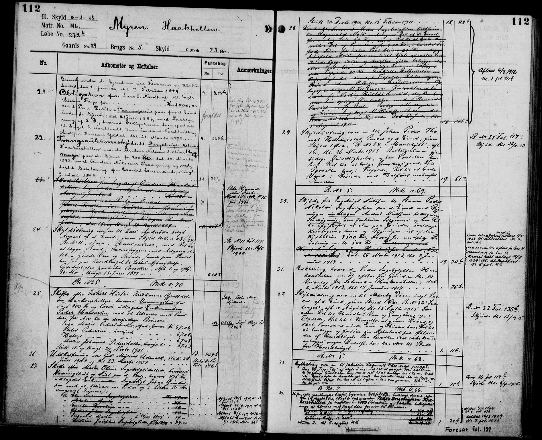 Midhordland sorenskriveri, AV/SAB-A-3001/1/G/Ga/Gab/L0106: Mortgage register no. II.A.b.106, p. 112