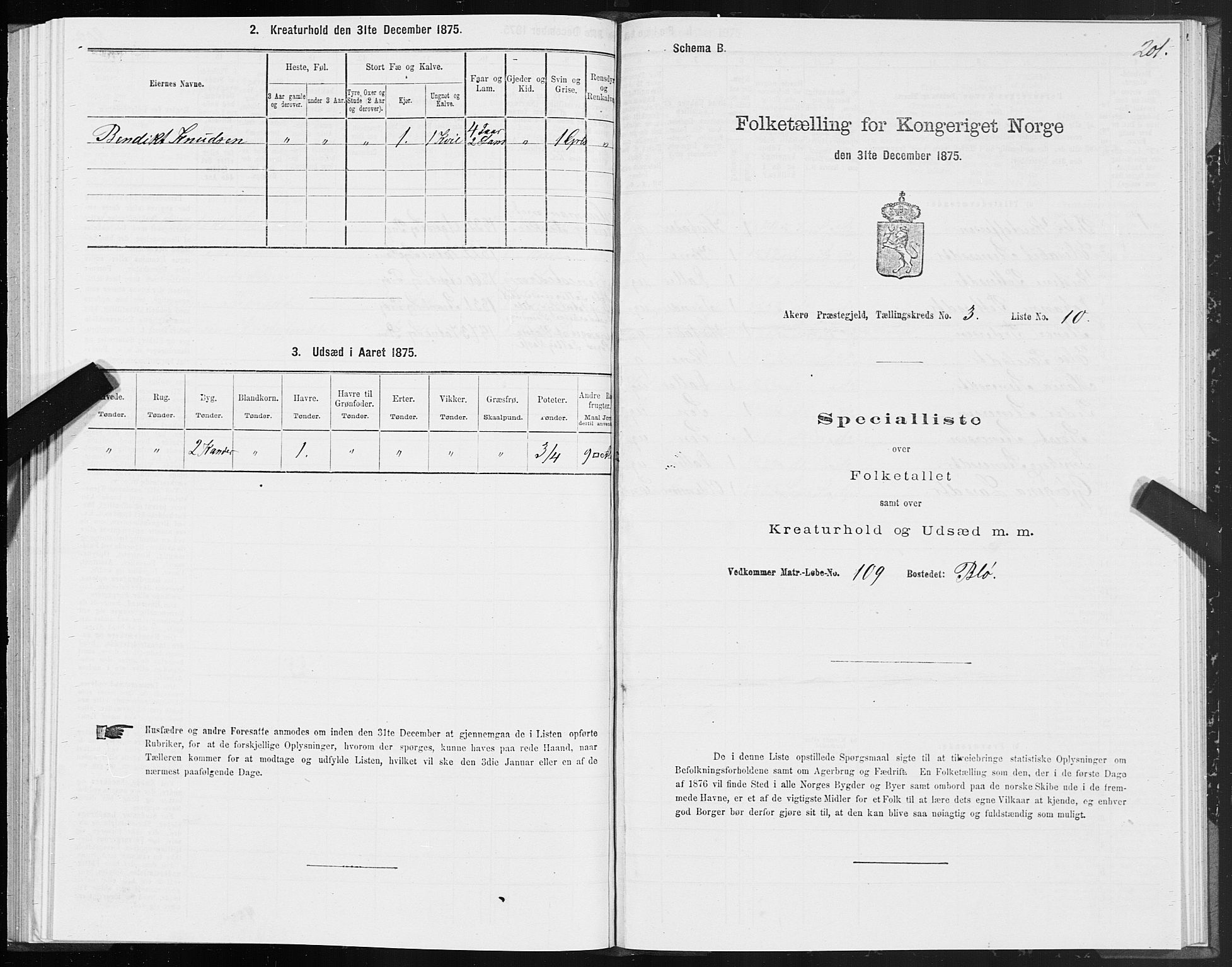 SAT, 1875 census for 1545P Aukra, 1875, p. 1201