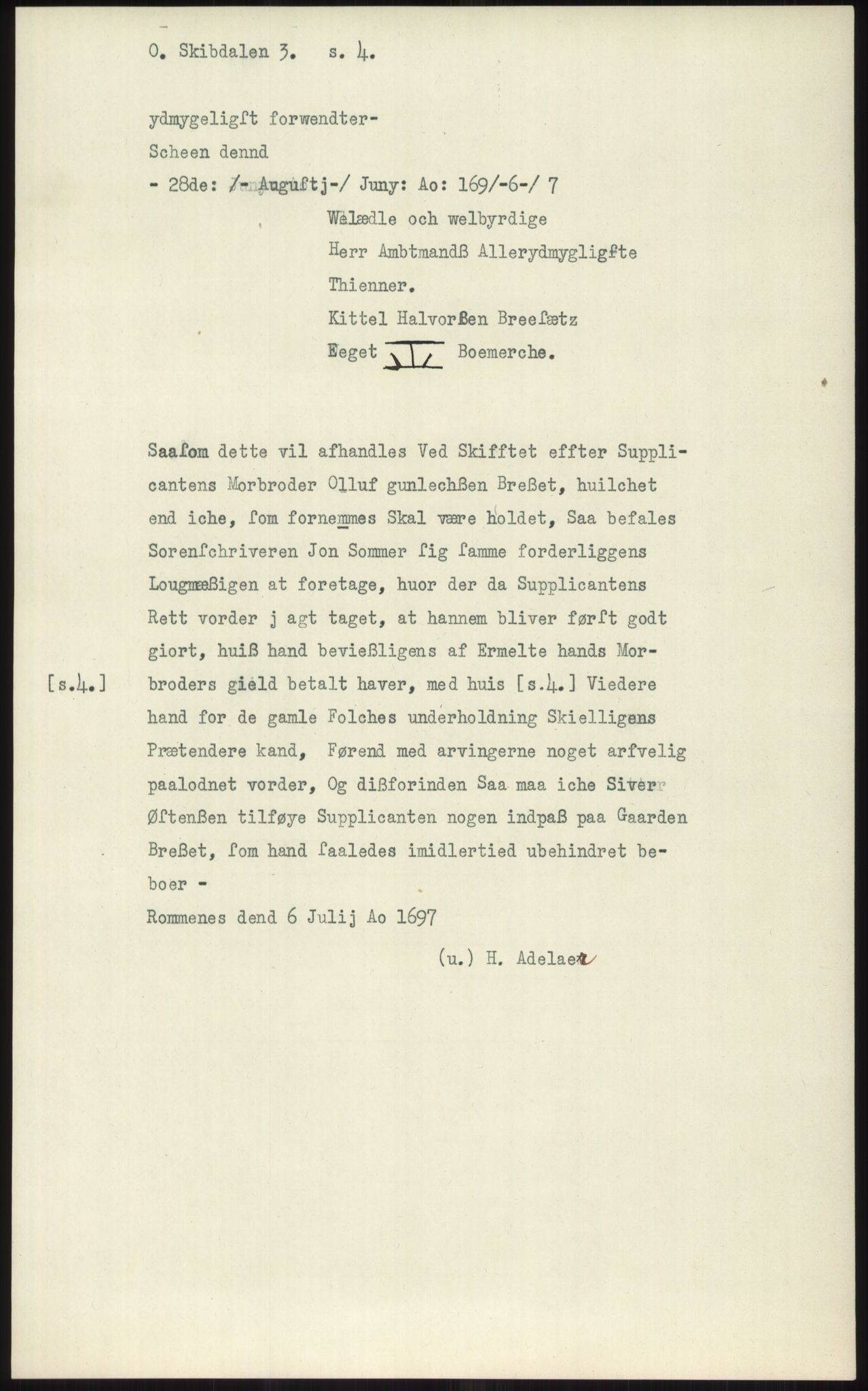 Samlinger til kildeutgivelse, Diplomavskriftsamlingen, AV/RA-EA-4053/H/Ha, p. 2963