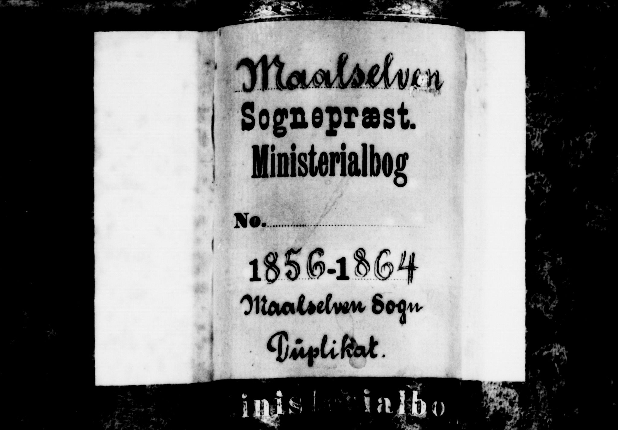 Målselv sokneprestembete, SATØ/S-1311/G/Ga/Gab/L0001klokker: Parish register (copy) no. 1, 1856-1866