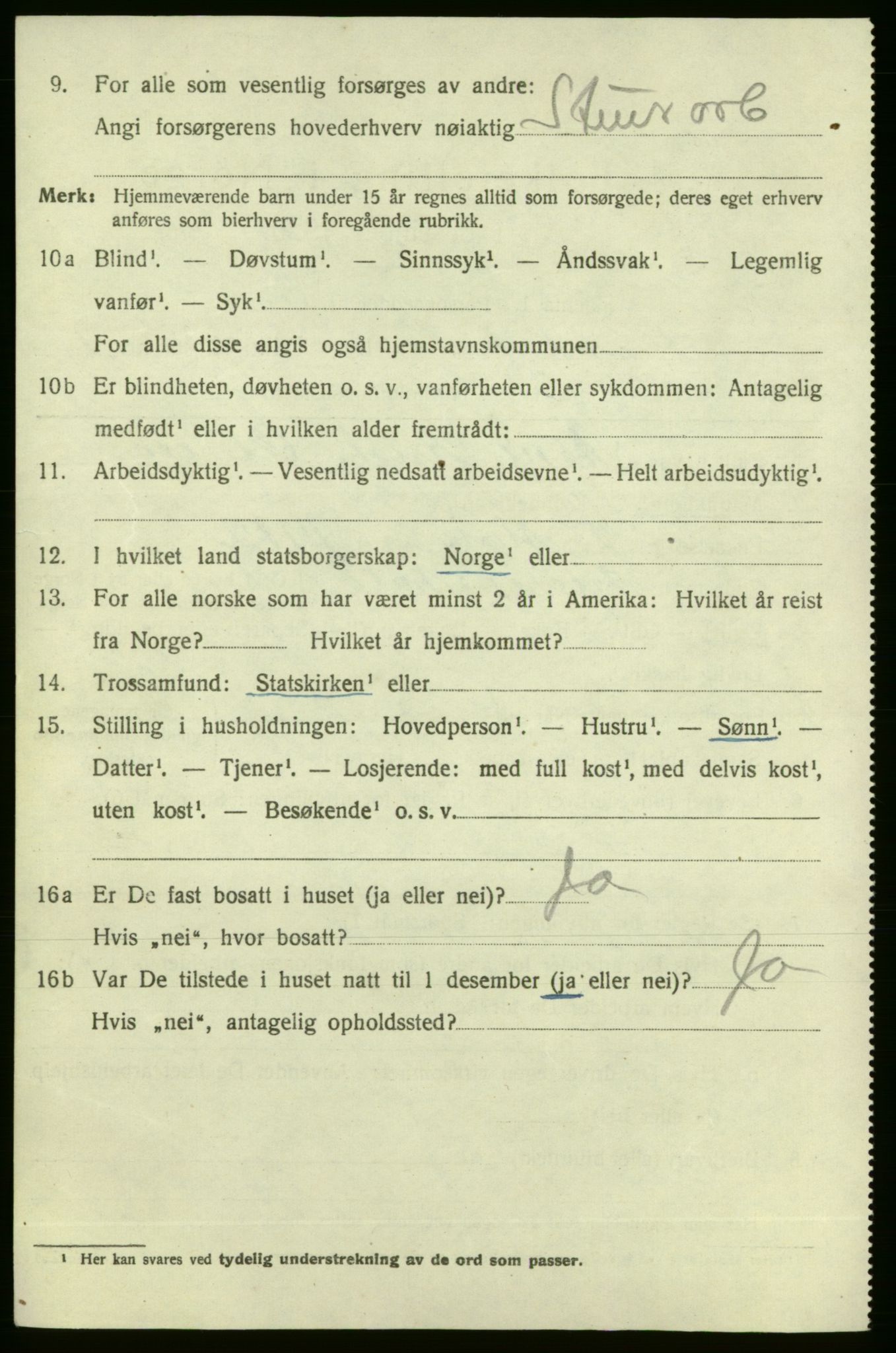 SAO, 1920 census for Fredrikshald, 1920, p. 8675