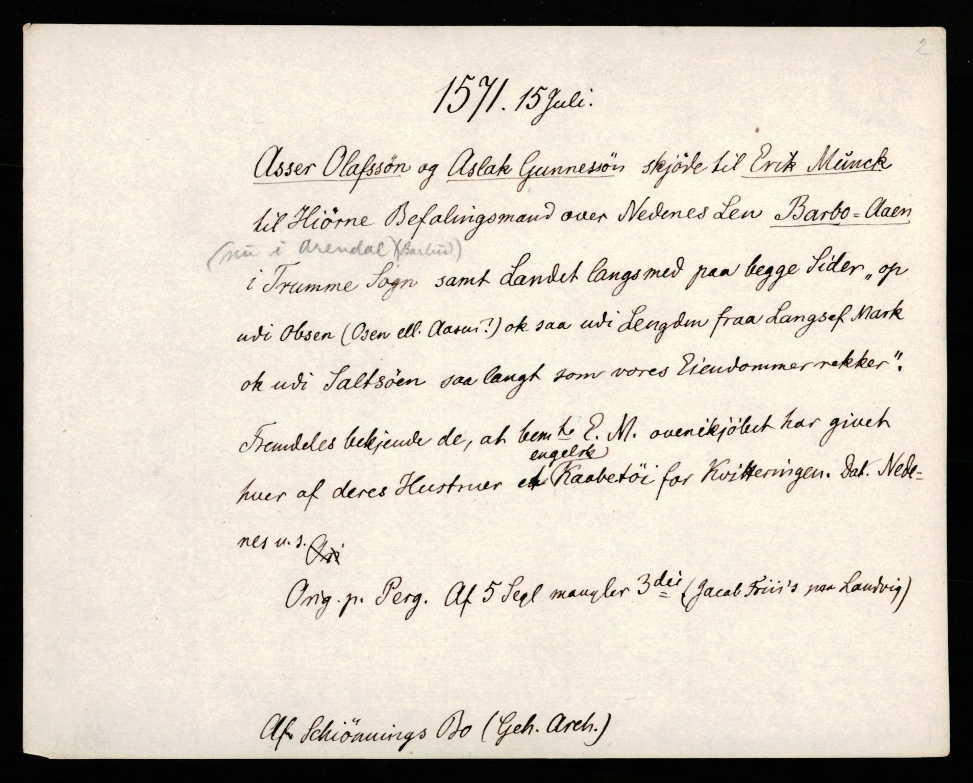 Riksarkivets diplomsamling, AV/RA-EA-5965/F35/F35b/L0002: Riksarkivets diplomer, seddelregister, 1567-1583, p. 103