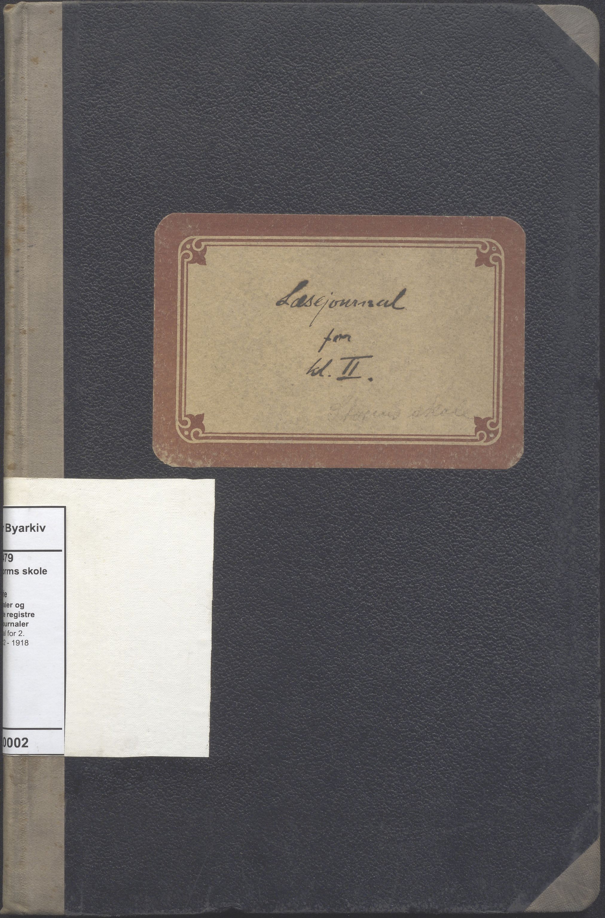 PA-0428, Storms skole, BYST/A-1479/C/Ca/L0002: Lesejournal for 2. klasse, 1912-1918
