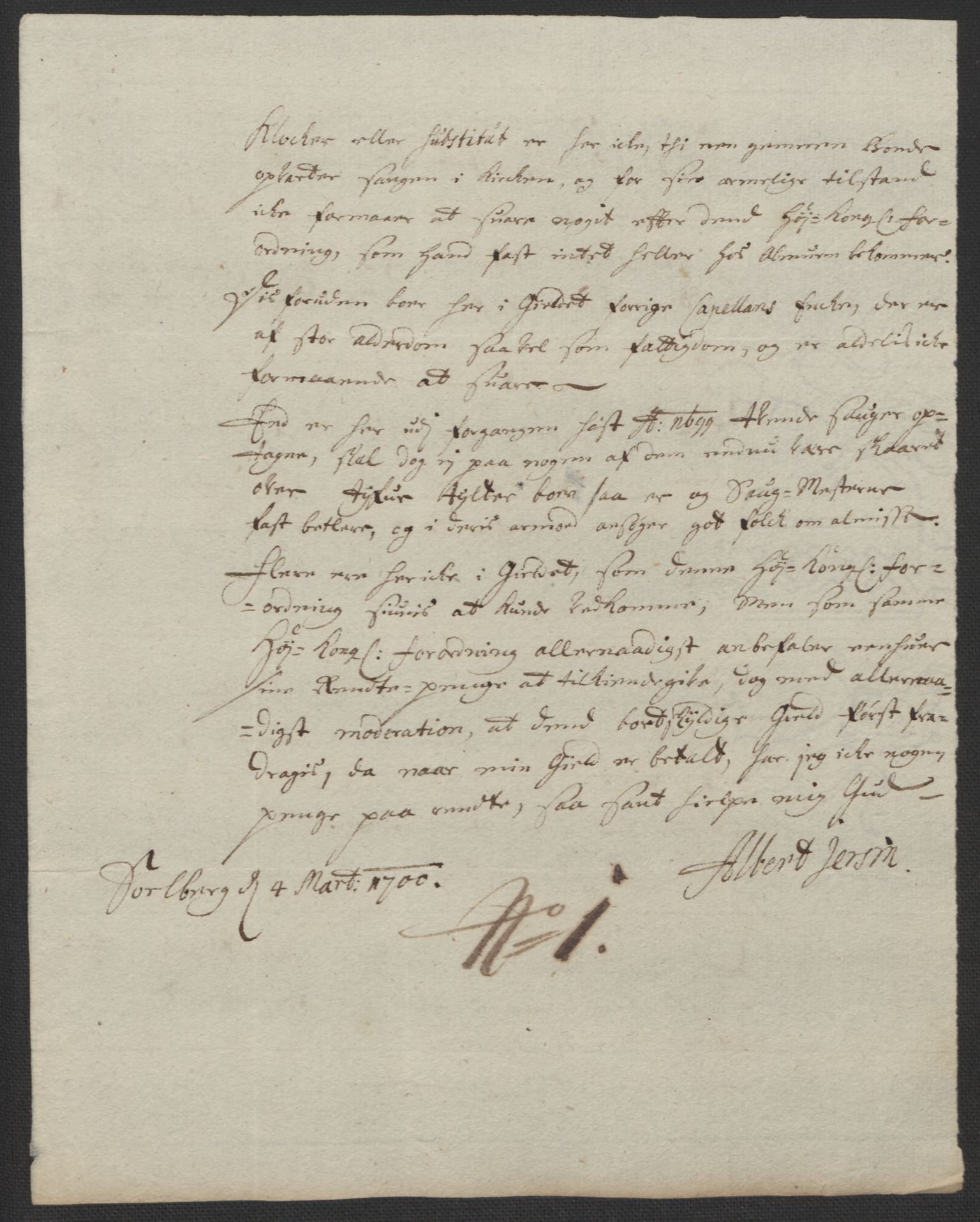 Rentekammeret inntil 1814, Reviderte regnskaper, Fogderegnskap, AV/RA-EA-4092/R63/L4310: Fogderegnskap Inderøy, 1698-1699, p. 341