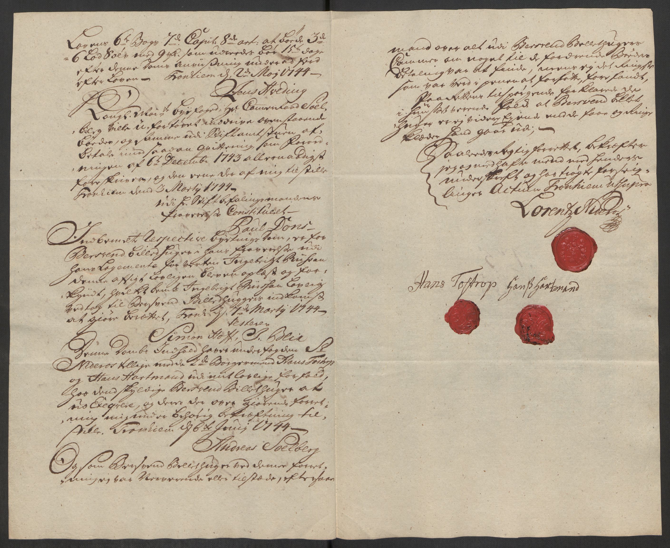 Rentekammeret inntil 1814, Reviderte regnskaper, Byregnskaper, AV/RA-EA-4066/R/Rs/L0541: [S22] Sikt og sakefall, 1743-1746, p. 156