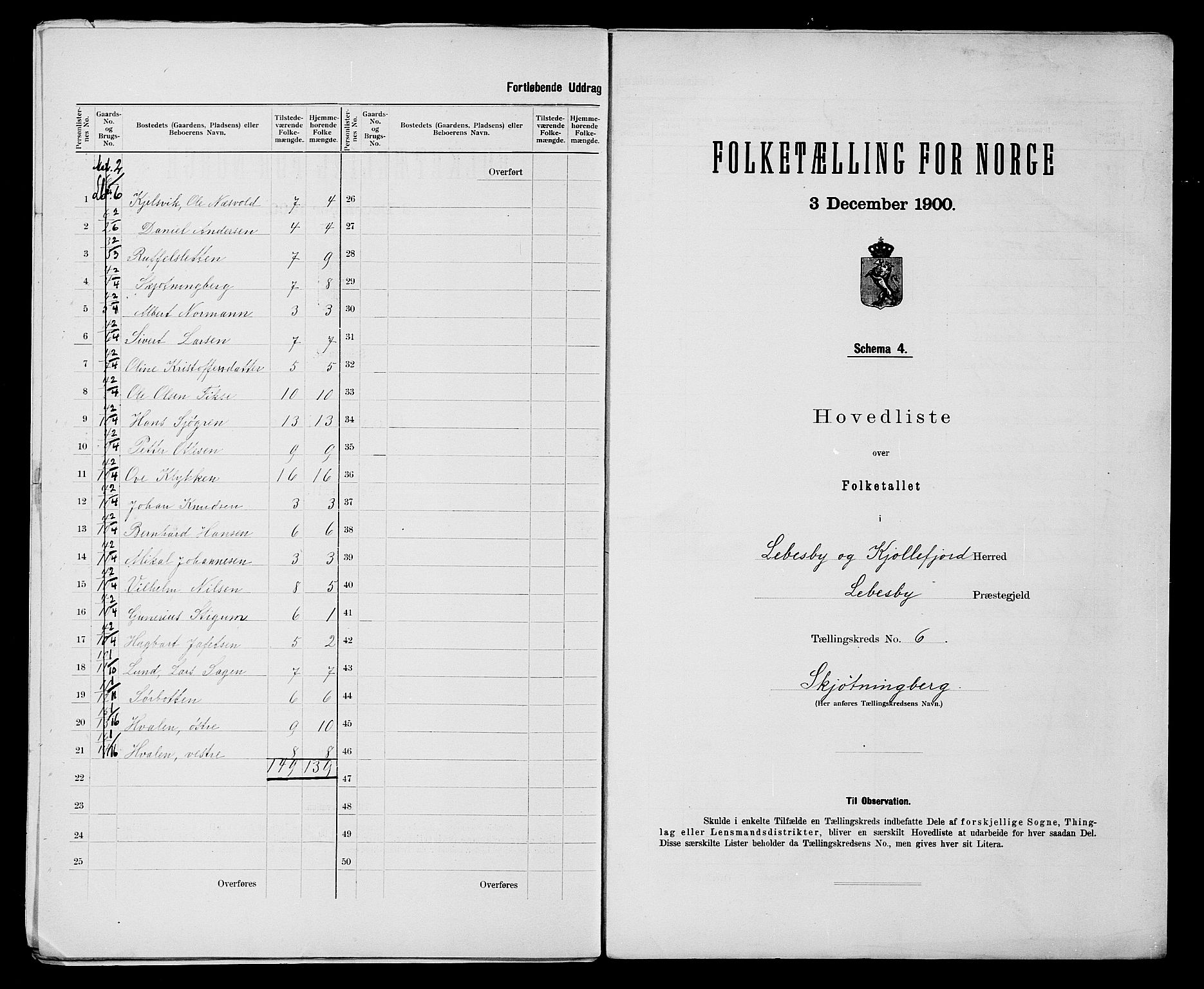 SATØ, 1900 census for Lebesby, 1900, p. 17