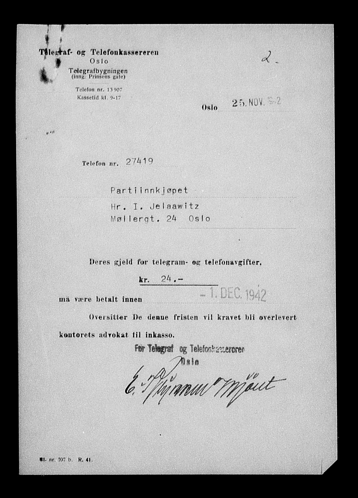 Justisdepartementet, Tilbakeføringskontoret for inndratte formuer, AV/RA-S-1564/H/Hc/Hcc/L0948: --, 1945-1947, p. 129