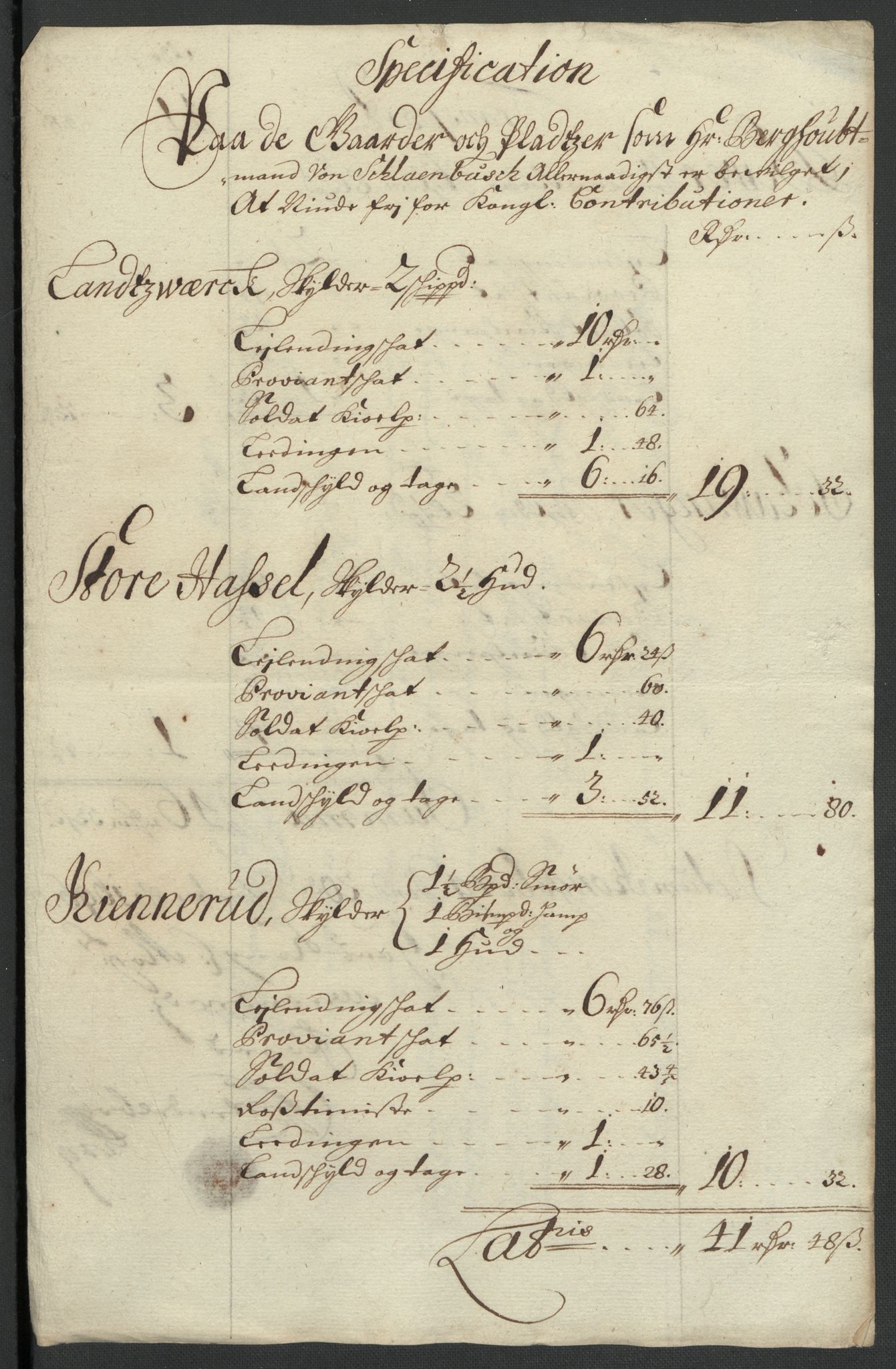 Rentekammeret inntil 1814, Reviderte regnskaper, Fogderegnskap, RA/EA-4092/R24/L1576: Fogderegnskap Numedal og Sandsvær, 1696-1697, p. 331