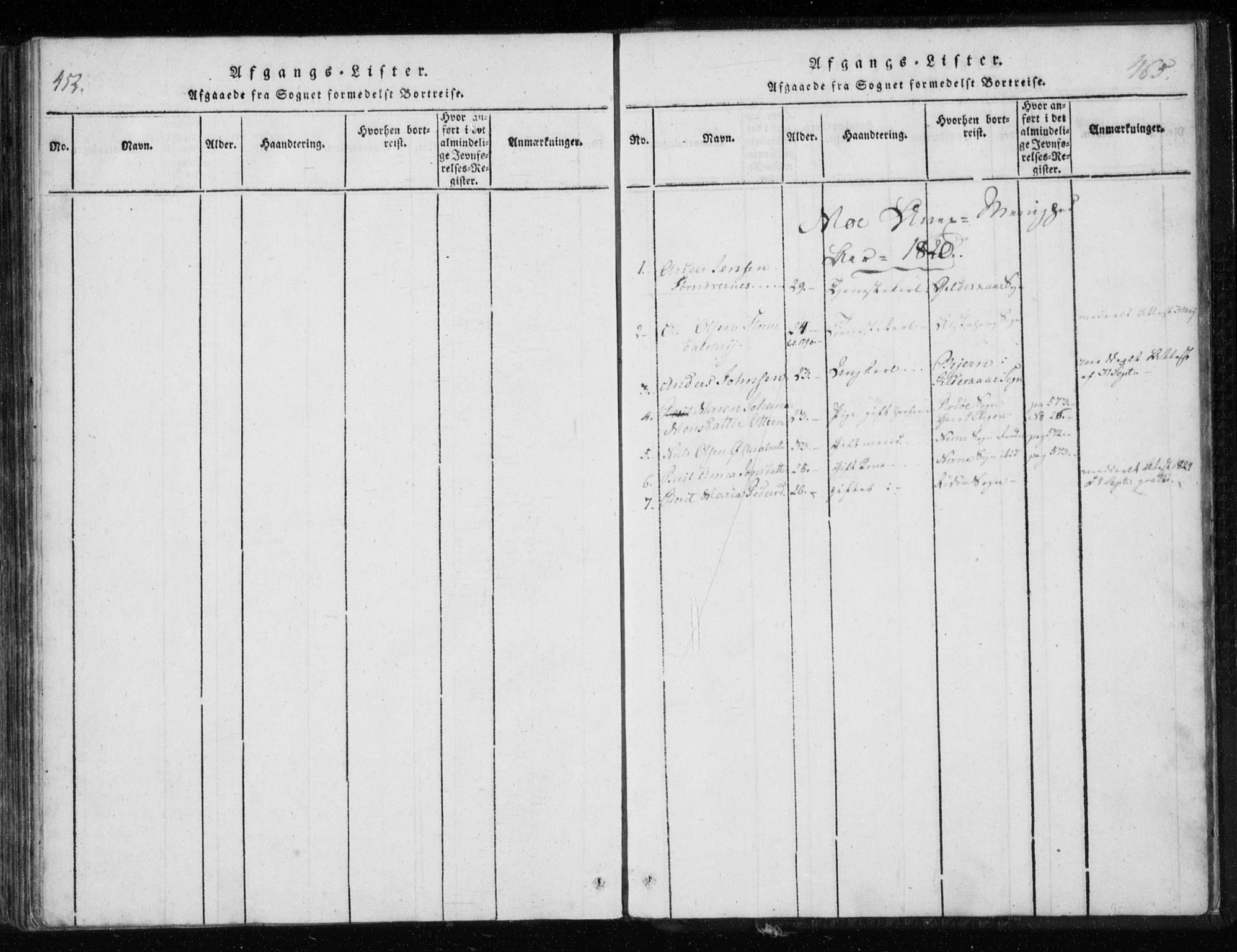 Ministerialprotokoller, klokkerbøker og fødselsregistre - Nordland, AV/SAT-A-1459/825/L0353: Parish register (official) no. 825A07, 1820-1826, p. 464-465