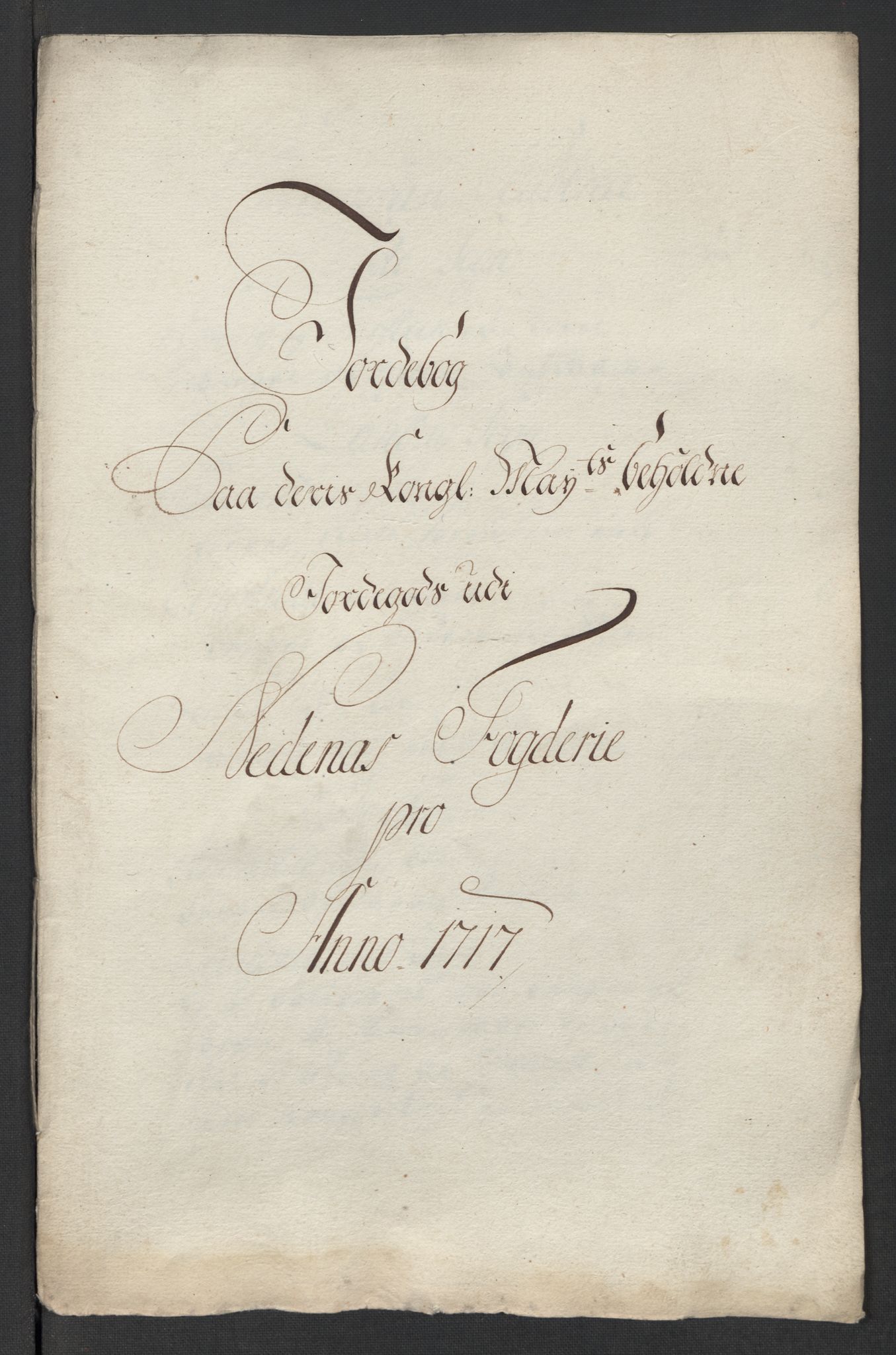 Rentekammeret inntil 1814, Reviderte regnskaper, Fogderegnskap, AV/RA-EA-4092/R39/L2326: Fogderegnskap Nedenes, 1717, p. 202