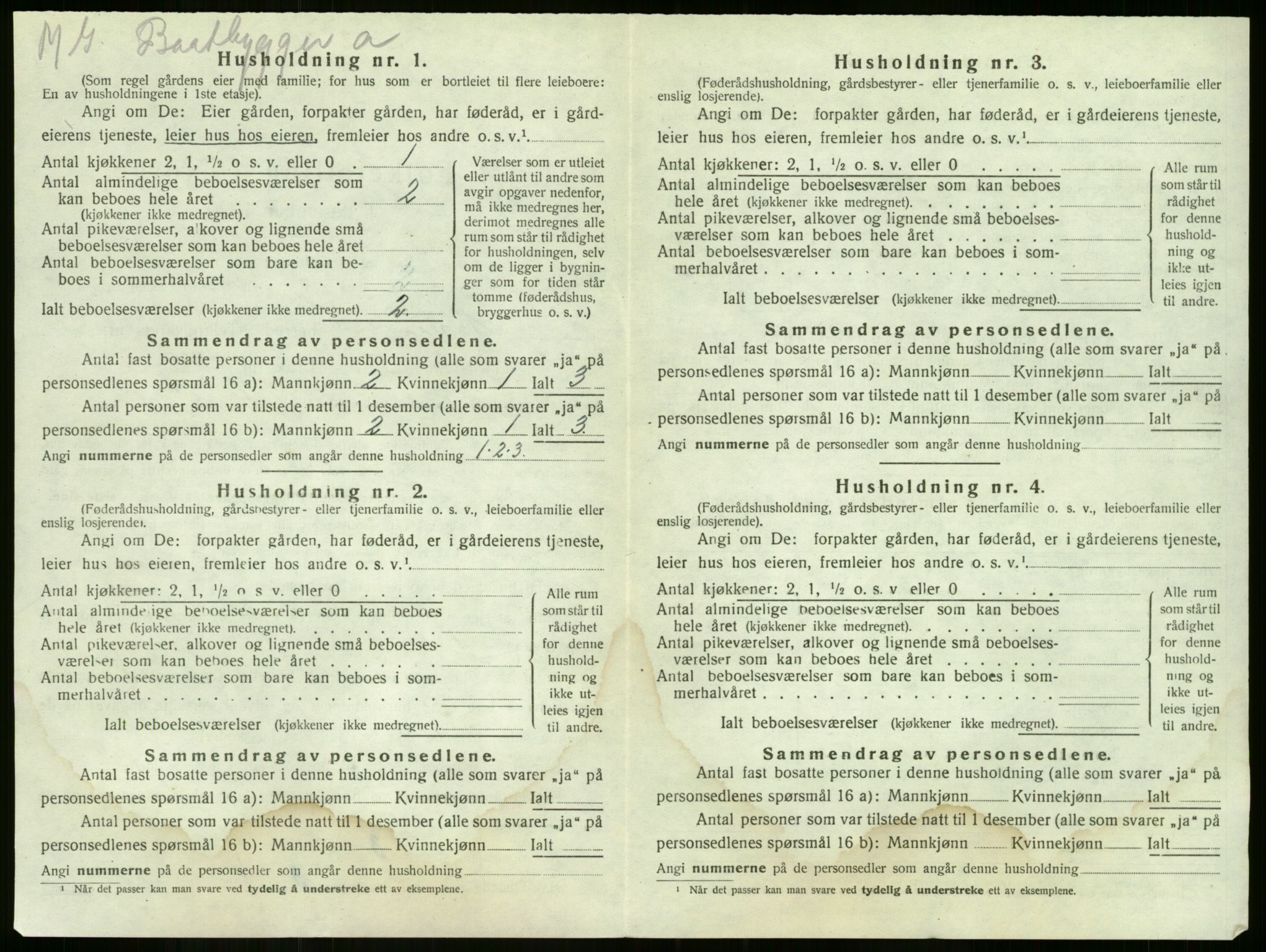 SAKO, 1920 census for Nøtterøy, 1920, p. 258