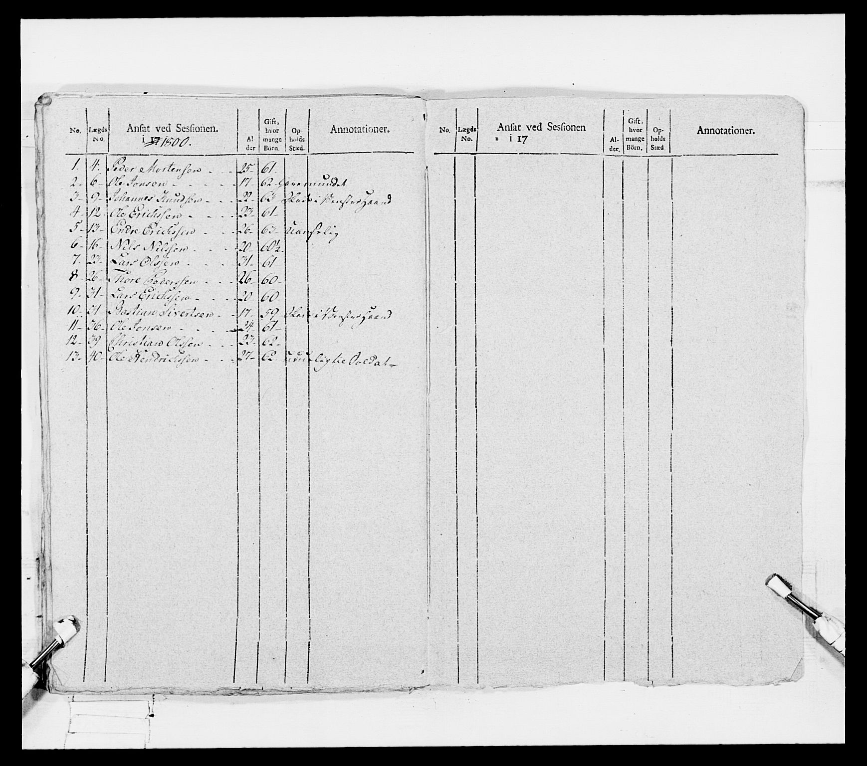 Generalitets- og kommissariatskollegiet, Det kongelige norske kommissariatskollegium, AV/RA-EA-5420/E/Eh/L0080: 2. Trondheimske nasjonale infanteriregiment, 1792-1800, p. 264