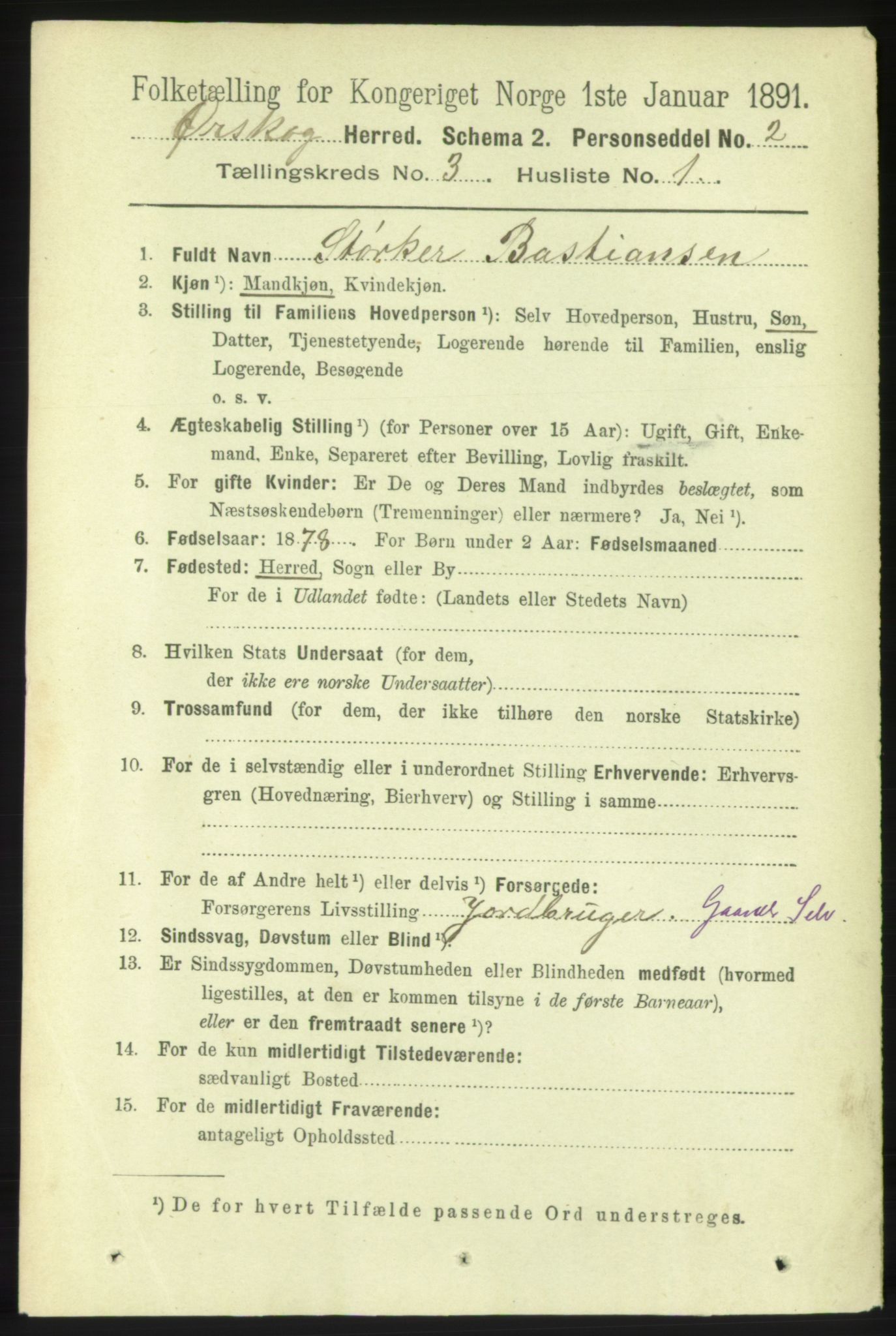 RA, 1891 census for 1527 Ørskog, 1891, p. 1308