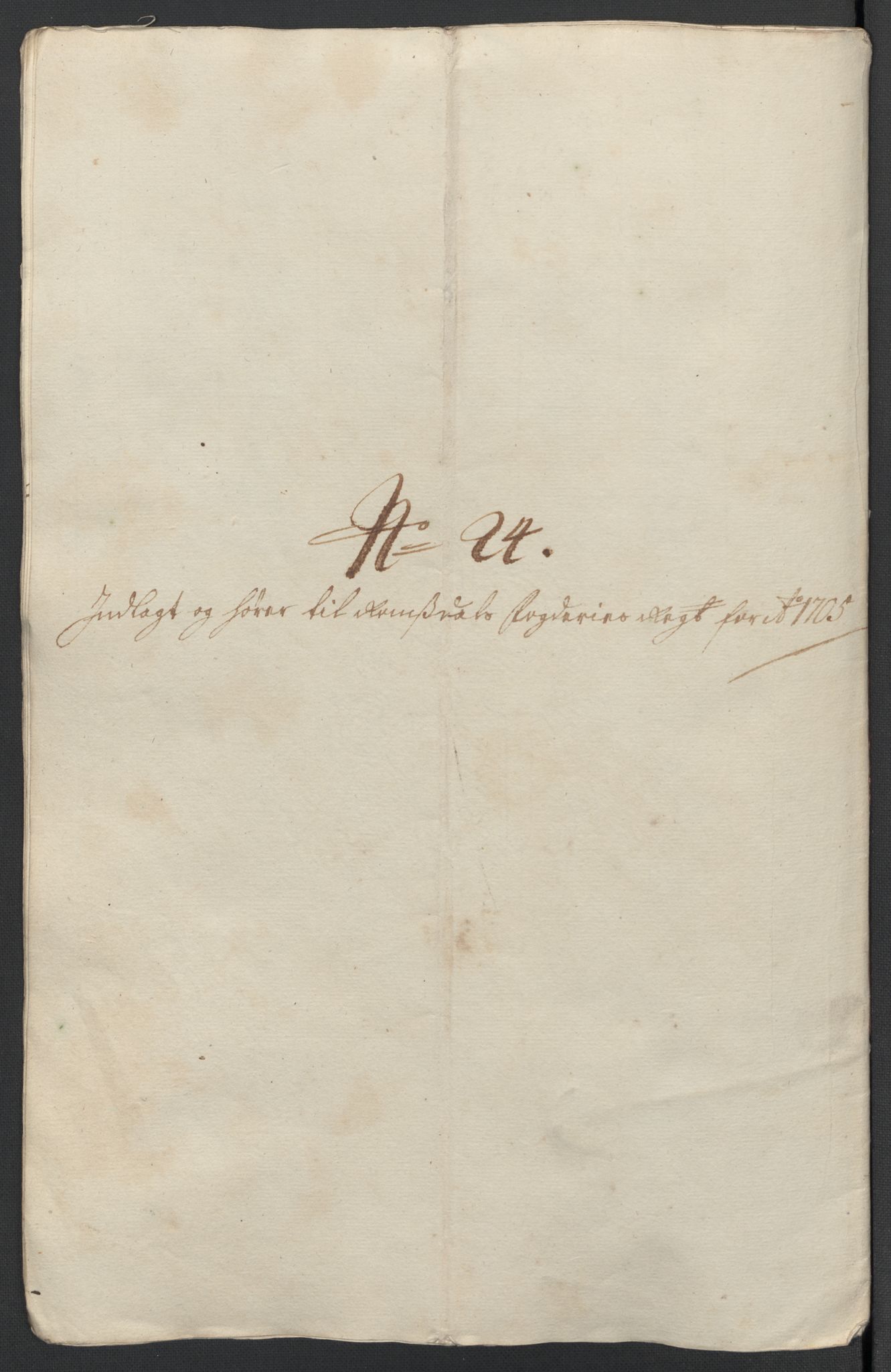 Rentekammeret inntil 1814, Reviderte regnskaper, Fogderegnskap, RA/EA-4092/R55/L3656: Fogderegnskap Romsdal, 1703-1705, p. 500