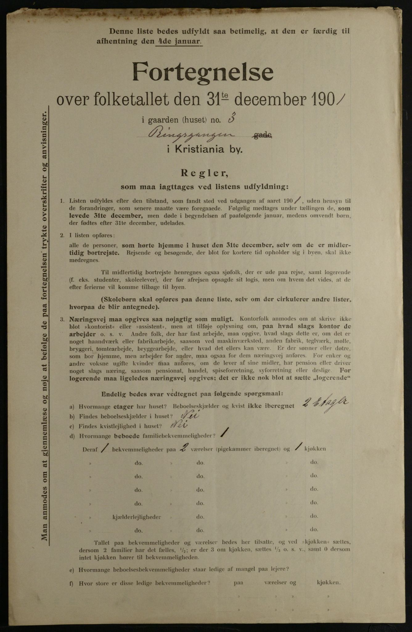 OBA, Municipal Census 1901 for Kristiania, 1901, p. 12762