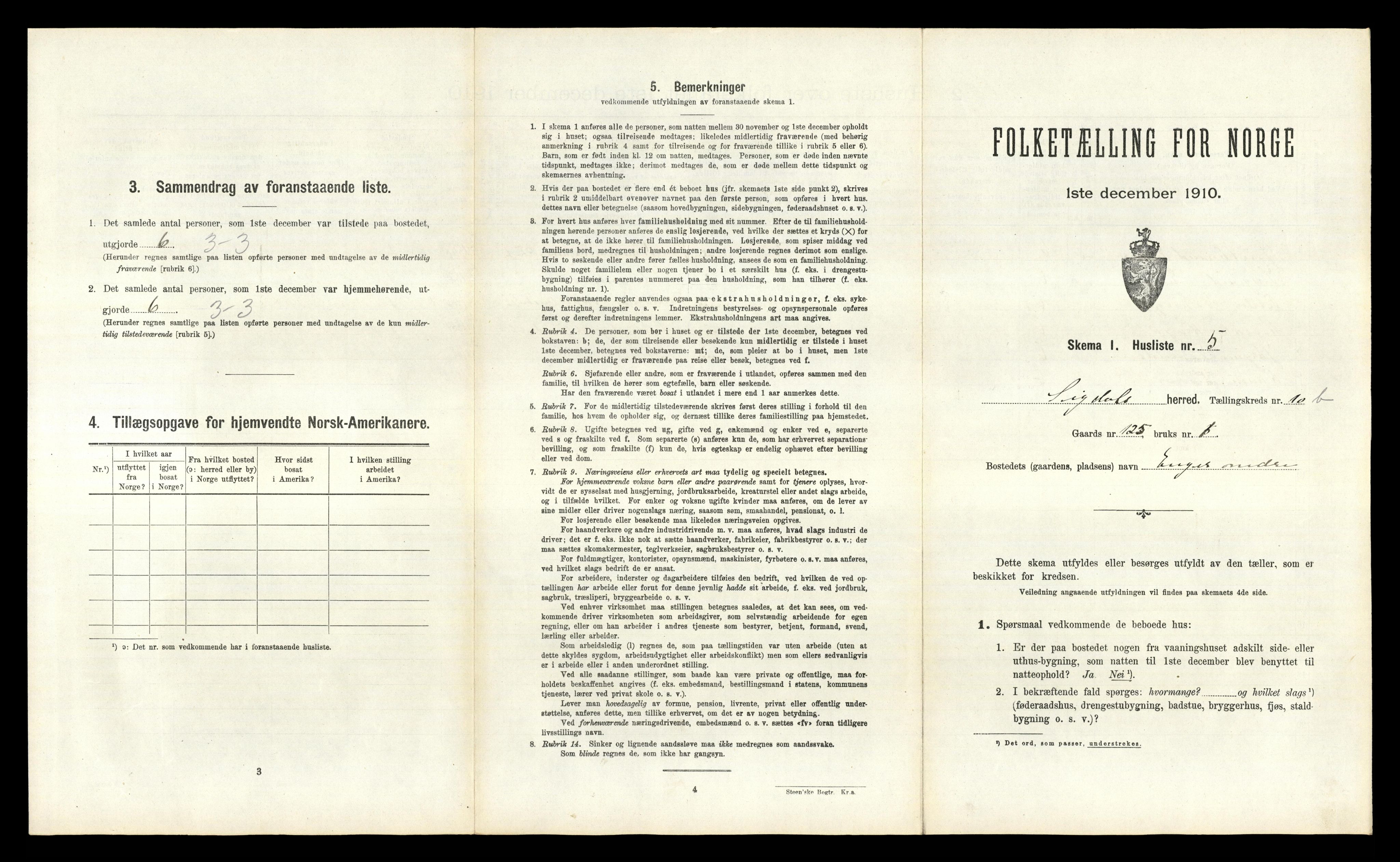 RA, 1910 census for Sigdal, 1910, p. 1082