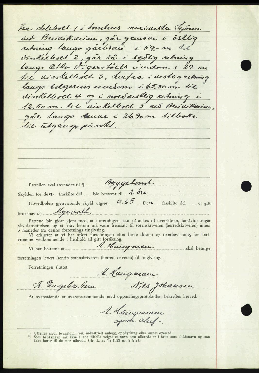 Nedenes sorenskriveri, AV/SAK-1221-0006/G/Gb/Gba/L0057: Mortgage book no. A9, 1947-1947, Diary no: : 296/1947