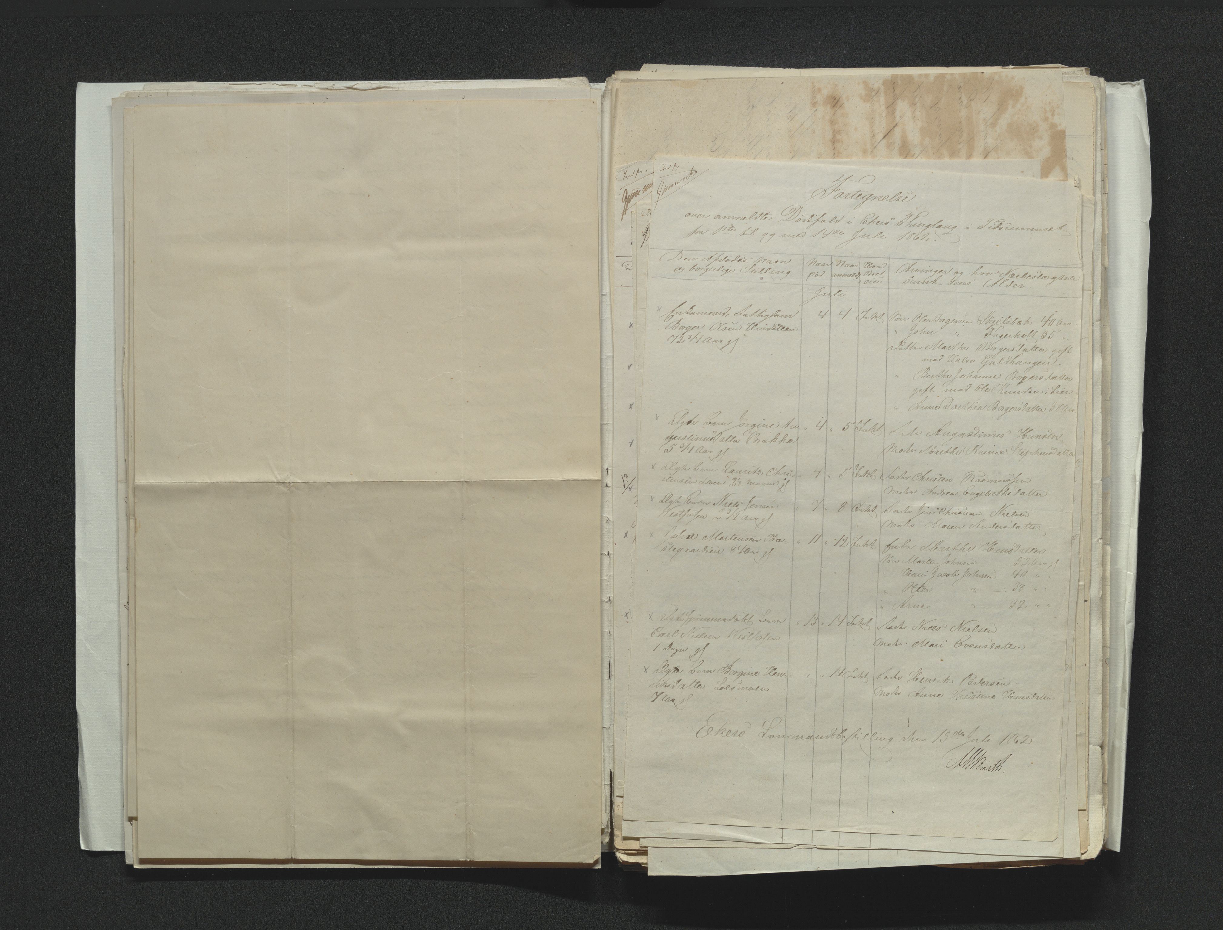 Eiker, Modum og Sigdal sorenskriveri, AV/SAKO-A-123/H/Ha/Hab/L0011: Dødsfallsmeldinger, 1862-1865, p. 34
