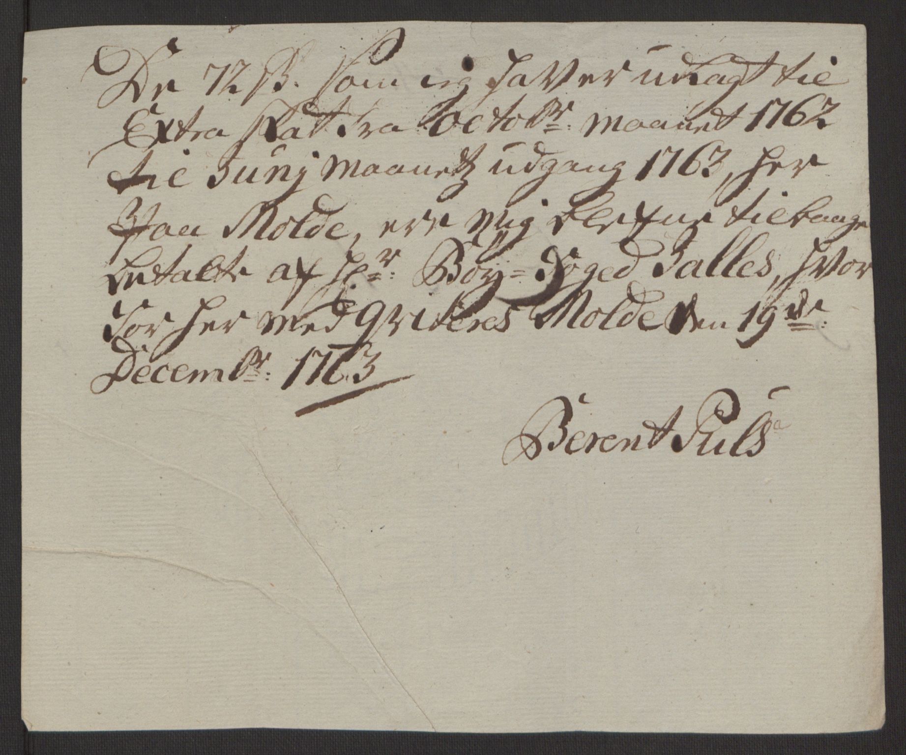 Rentekammeret inntil 1814, Reviderte regnskaper, Byregnskaper, AV/RA-EA-4066/R/Rq/L0487/0004: [Q1] Kontribusjonsregnskap / Ekstraskatt, 1762-1772, p. 63