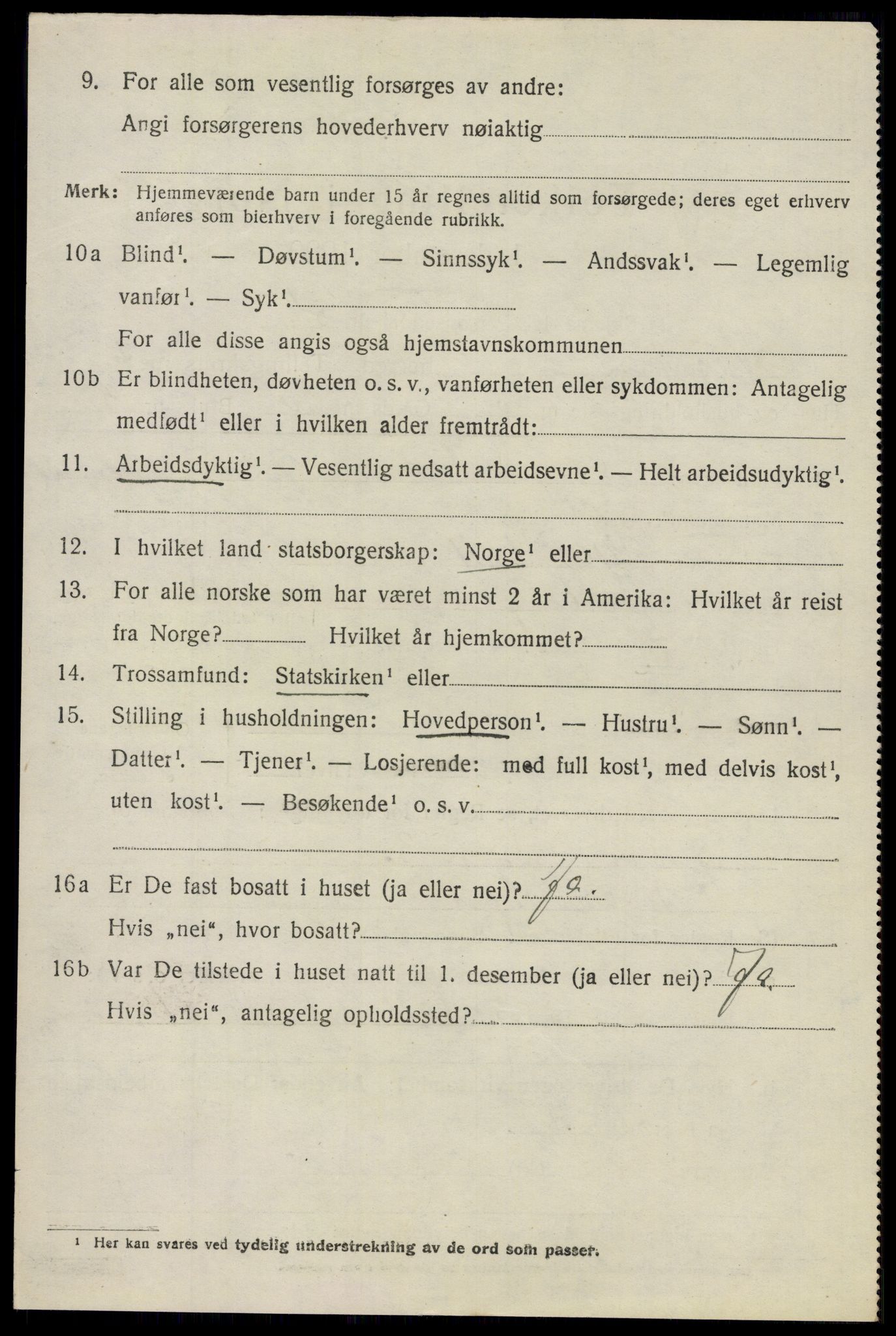 SAO, 1920 census for Nesodden, 1920, p. 5536