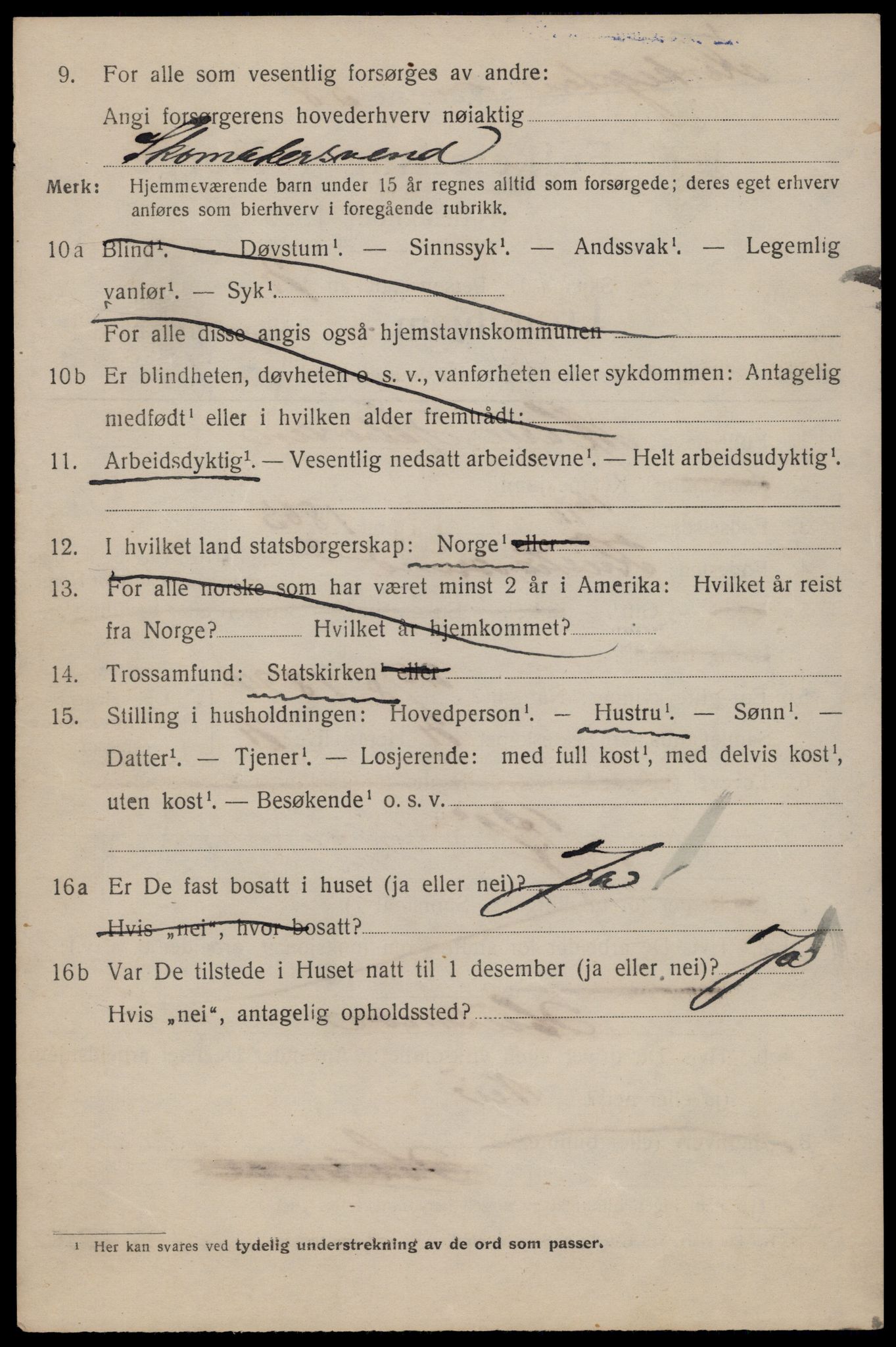 SAT, 1920 census for Trondheim, 1920, p. 117439