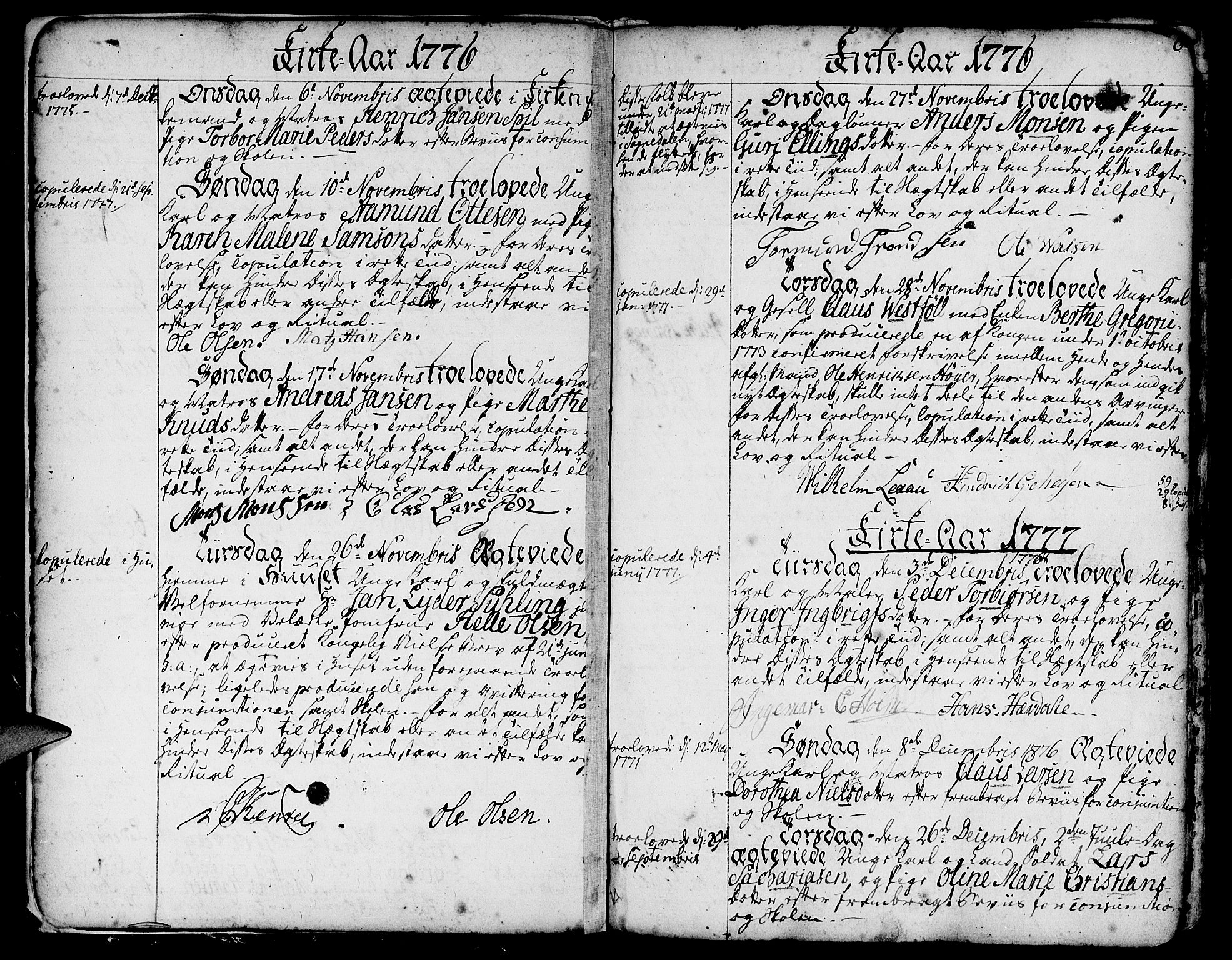 Nykirken Sokneprestembete, SAB/A-77101/H/Haa/L0008: Parish register (official) no. A 8, 1776-1814, p. 6