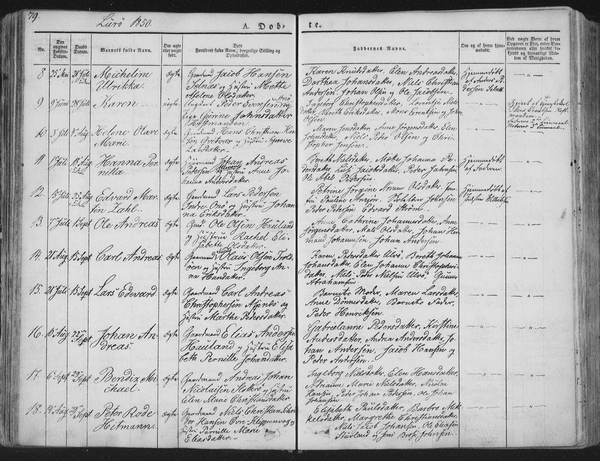 Ministerialprotokoller, klokkerbøker og fødselsregistre - Nordland, AV/SAT-A-1459/839/L0565: Parish register (official) no. 839A02, 1825-1862, p. 79