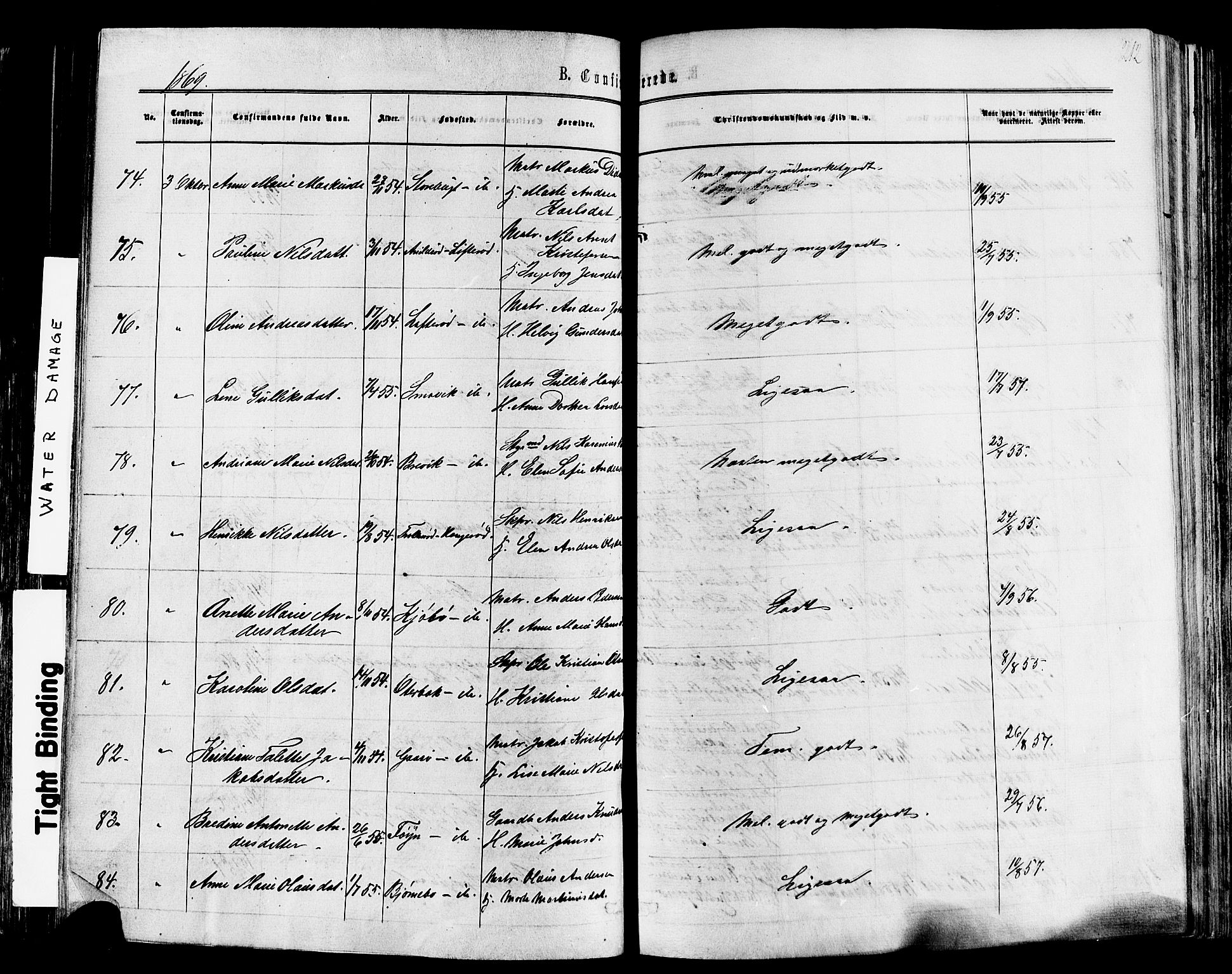 Nøtterøy kirkebøker, AV/SAKO-A-354/F/Fa/L0007: Parish register (official) no. I 7, 1865-1877, p. 212