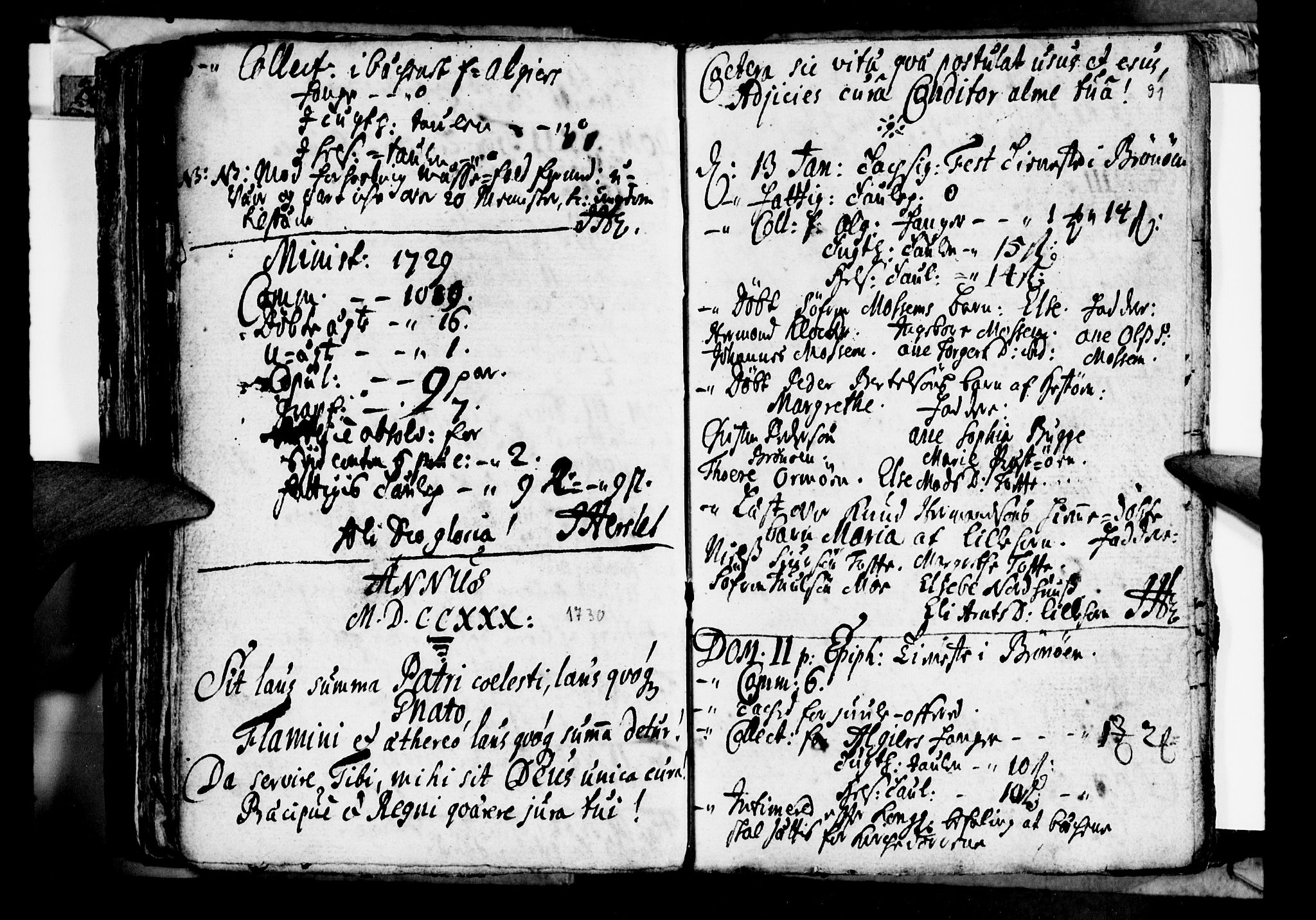 Ministerialprotokoller, klokkerbøker og fødselsregistre - Nordland, SAT/A-1459/813/L0194: Parish register (official) no. 813A04, 1719-1758, p. 91
