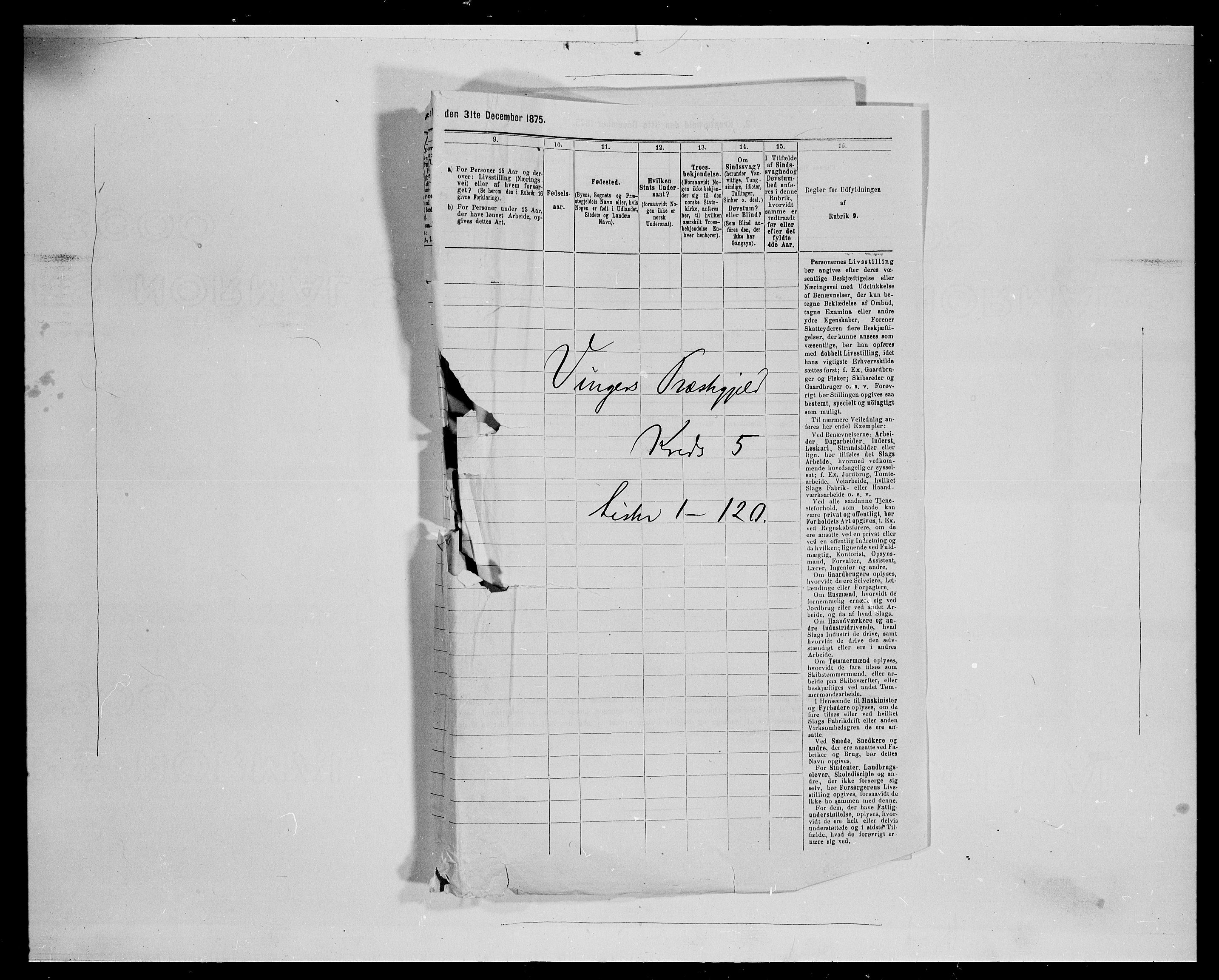 SAH, 1875 census for 0421L Vinger/Vinger og Austmarka, 1875, p. 699