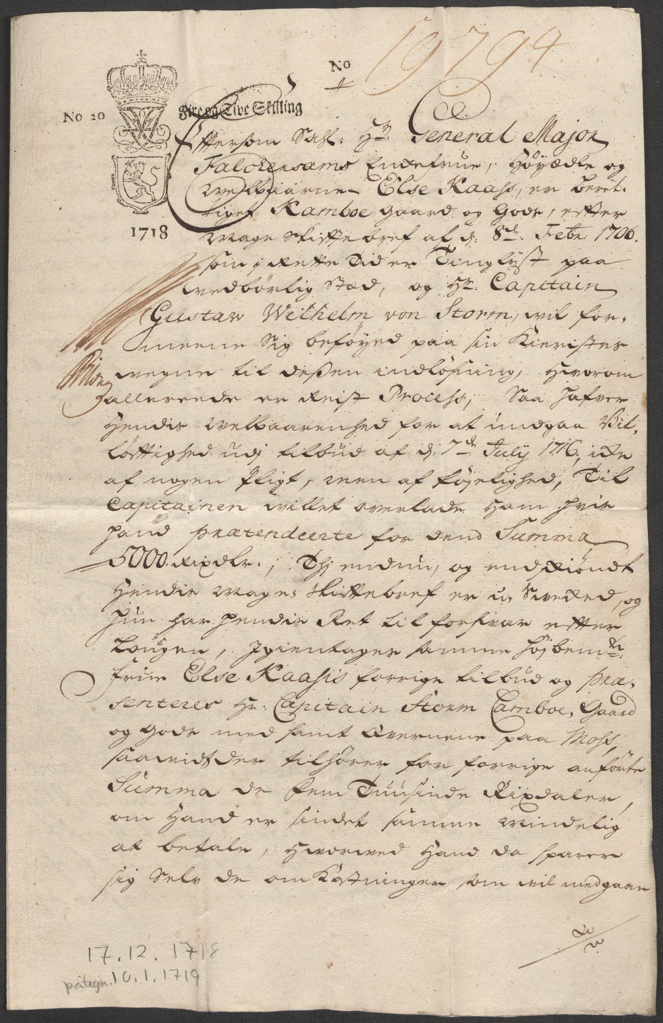 Riksarkivets diplomsamling, AV/RA-EA-5965/F12/L0005: Pk. 7 (II), 1613-1721, p. 169