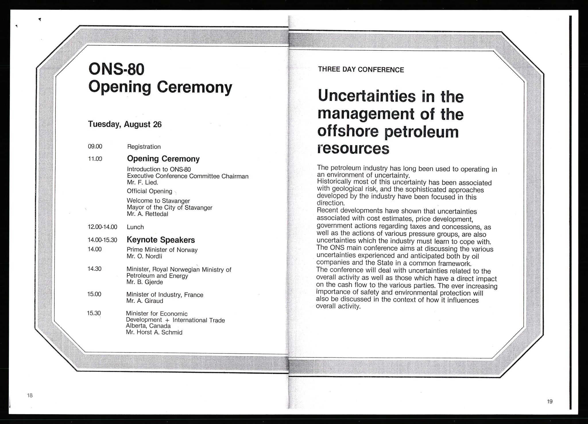 Pa 1716 - Stiftelsen Offshore Northern Seas, AV/SAST-A-102319/F/Fa/L0012: Forskjellig sak og korrespondanse fra ONS 74 til ONS 94, 1974-1994, p. 177