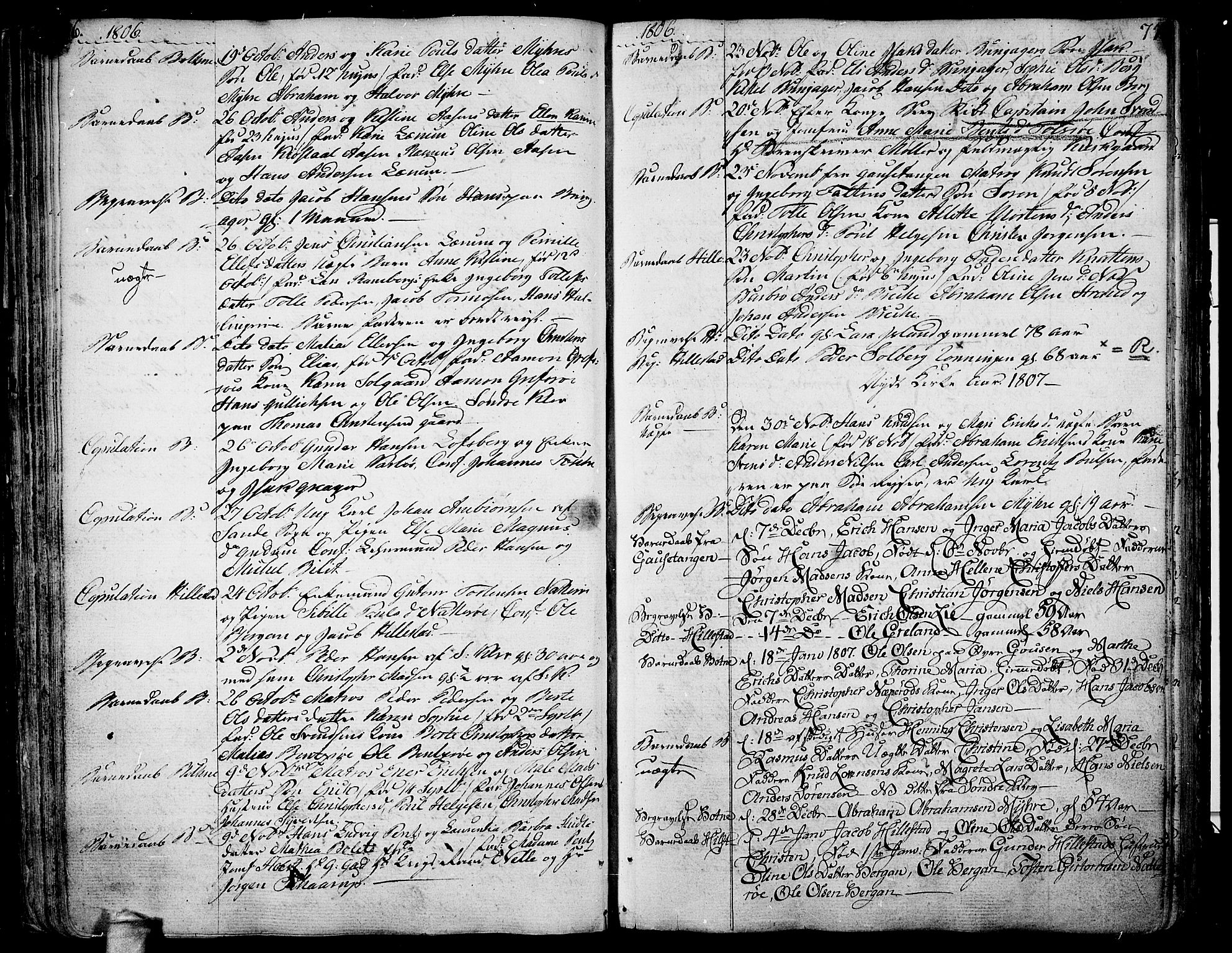 Botne kirkebøker, SAKO/A-340/F/Fa/L0003: Parish register (official) no. I 3 /1, 1792-1844, p. 76-77