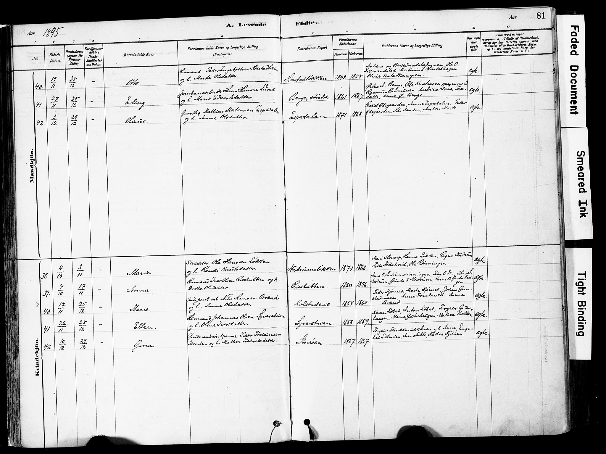 Ringebu prestekontor, AV/SAH-PREST-082/H/Ha/Haa/L0008: Parish register (official) no. 8, 1878-1898, p. 81