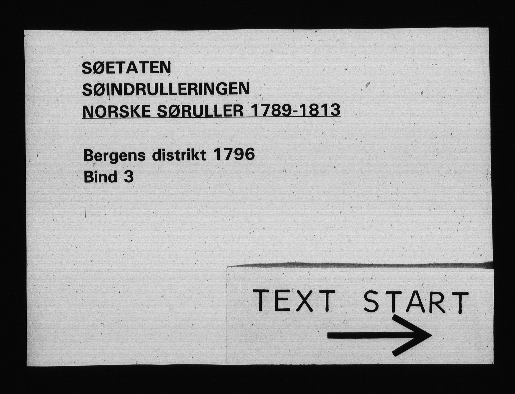 Sjøetaten, RA/EA-3110/F/L0225: Bergen distrikt, bind 3, 1796