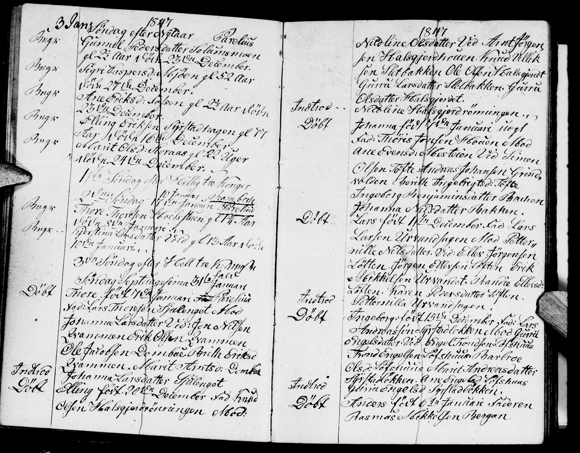 Meldal sokneprestkontor, SAT/A-1123/1/I/I1/I1f/L0008: Parish register draft no. 672I1F, 1827-1866