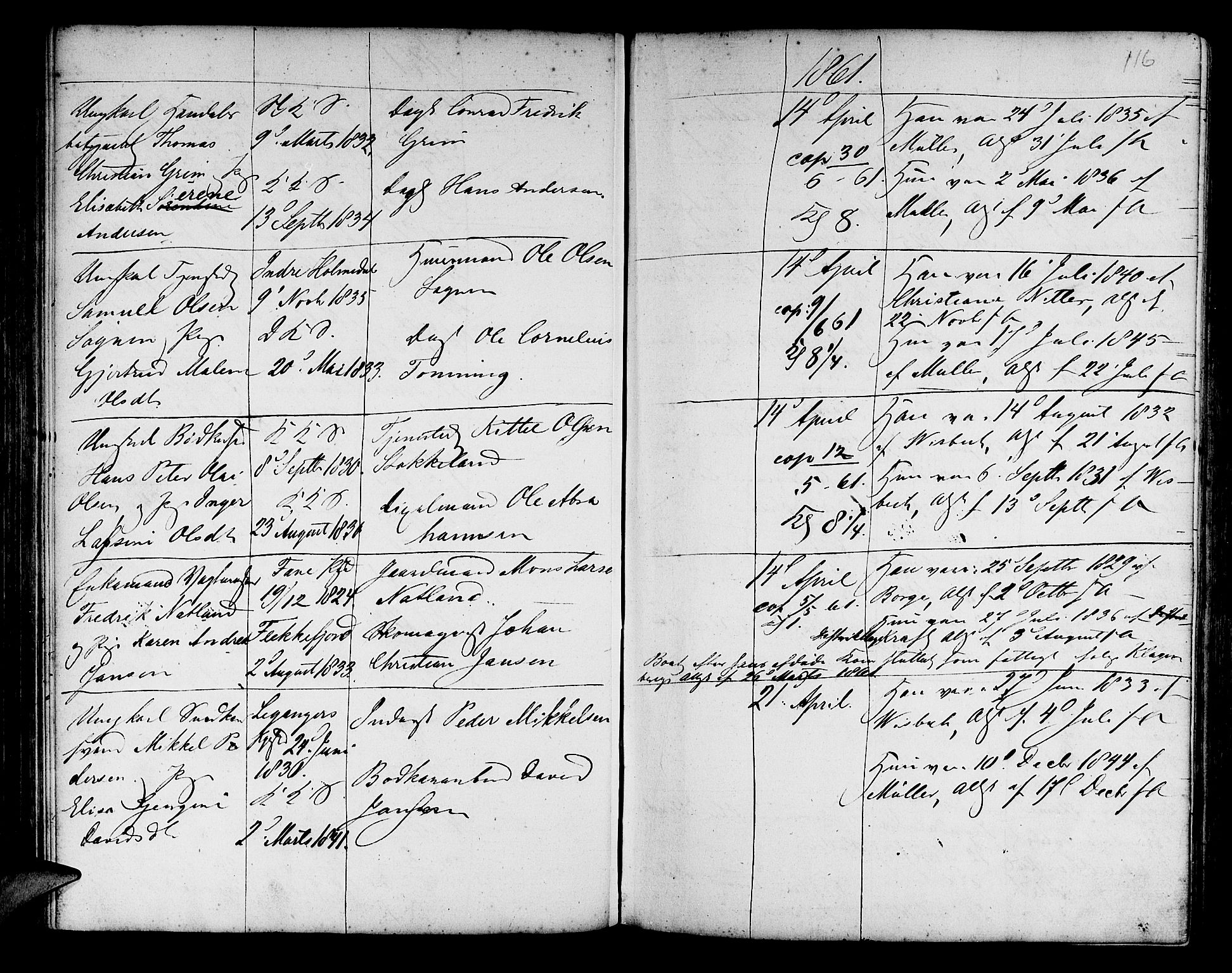 Korskirken sokneprestembete, AV/SAB-A-76101/H/Haa/L0009: Parish register (official) no. A 9, 1743-1861, p. 116