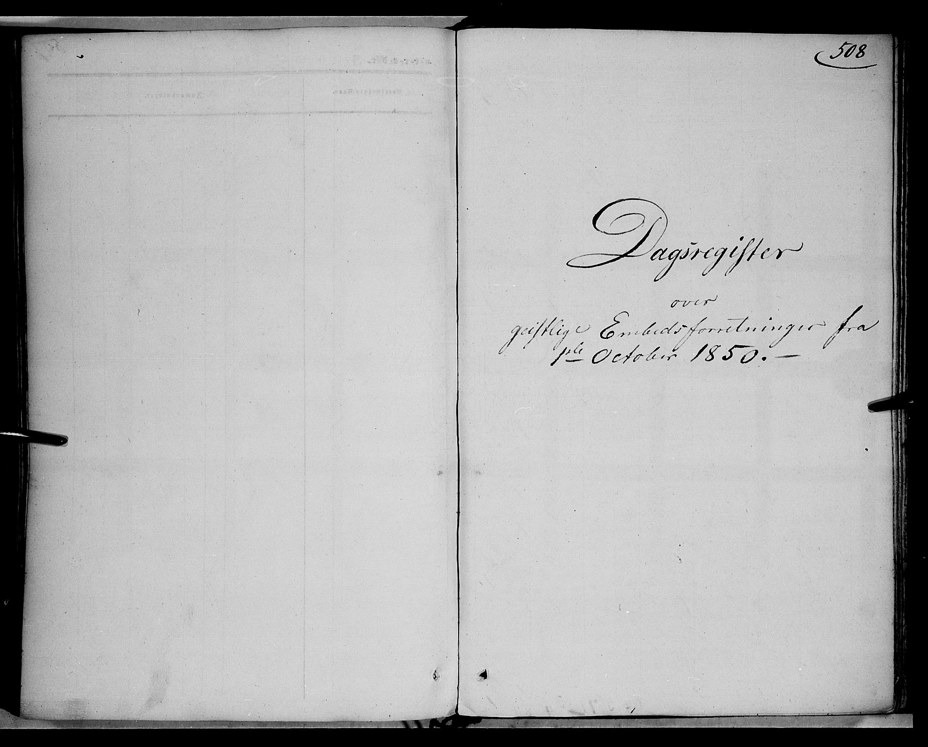 Gausdal prestekontor, SAH/PREST-090/H/Ha/Haa/L0008: Parish register (official) no. 8, 1850-1861, p. 508