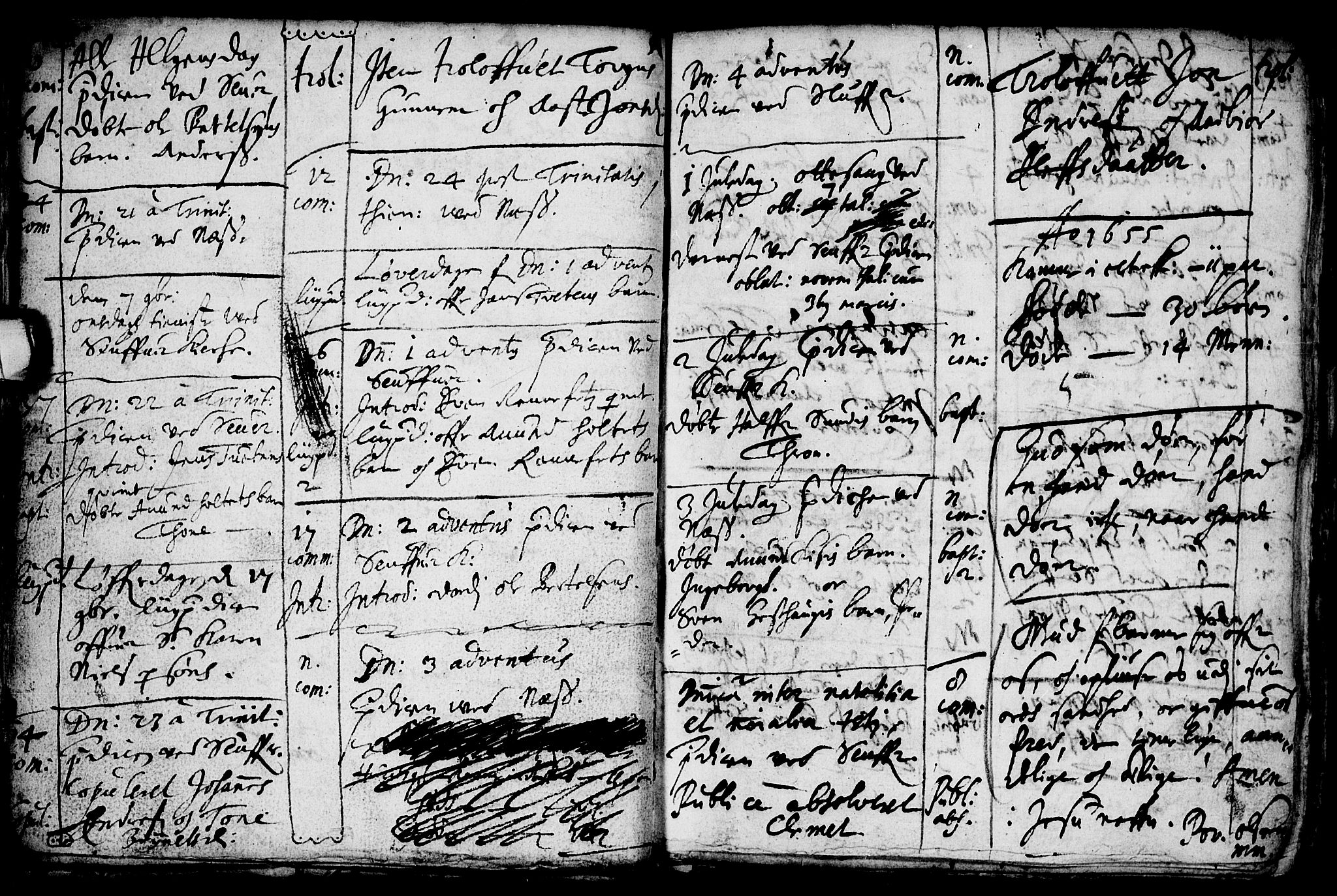 Sauherad kirkebøker, AV/SAKO-A-298/F/Fa/L0001: Parish register (official) no. I 1, 1649-1681