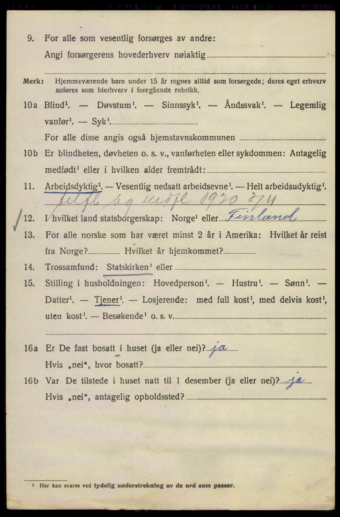 SAO, 1920 census for Kristiania, 1920, p. 653974