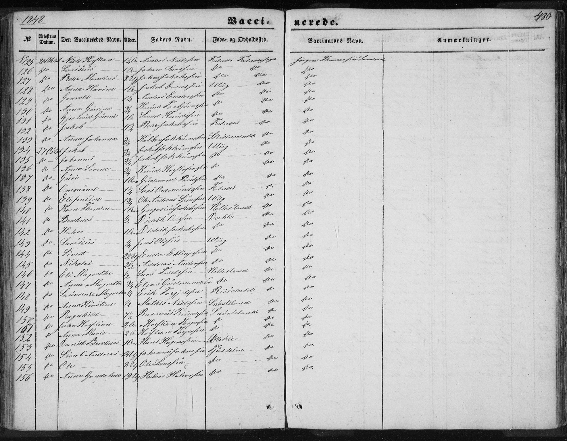 Skudenes sokneprestkontor, SAST/A -101849/H/Ha/Haa/L0005: Parish register (official) no. A 3.2, 1847-1863, p. 480