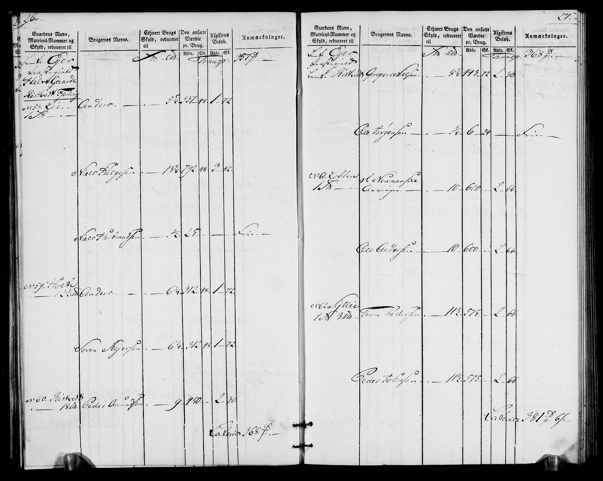 Rentekammeret inntil 1814, Realistisk ordnet avdeling, RA/EA-4070/N/Ne/Nea/L0065: Buskerud fogderi. Oppebørselsregister for Eiker, Modum og Sigdal prestegjeld, 1803-1804, p. 17