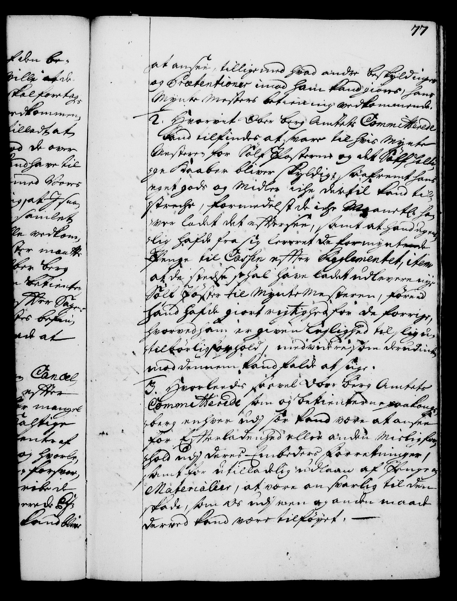 Rentekammeret, Kammerkanselliet, RA/EA-3111/G/Gg/Gga/L0003: Norsk ekspedisjonsprotokoll med register (merket RK 53.3), 1727-1734, p. 77