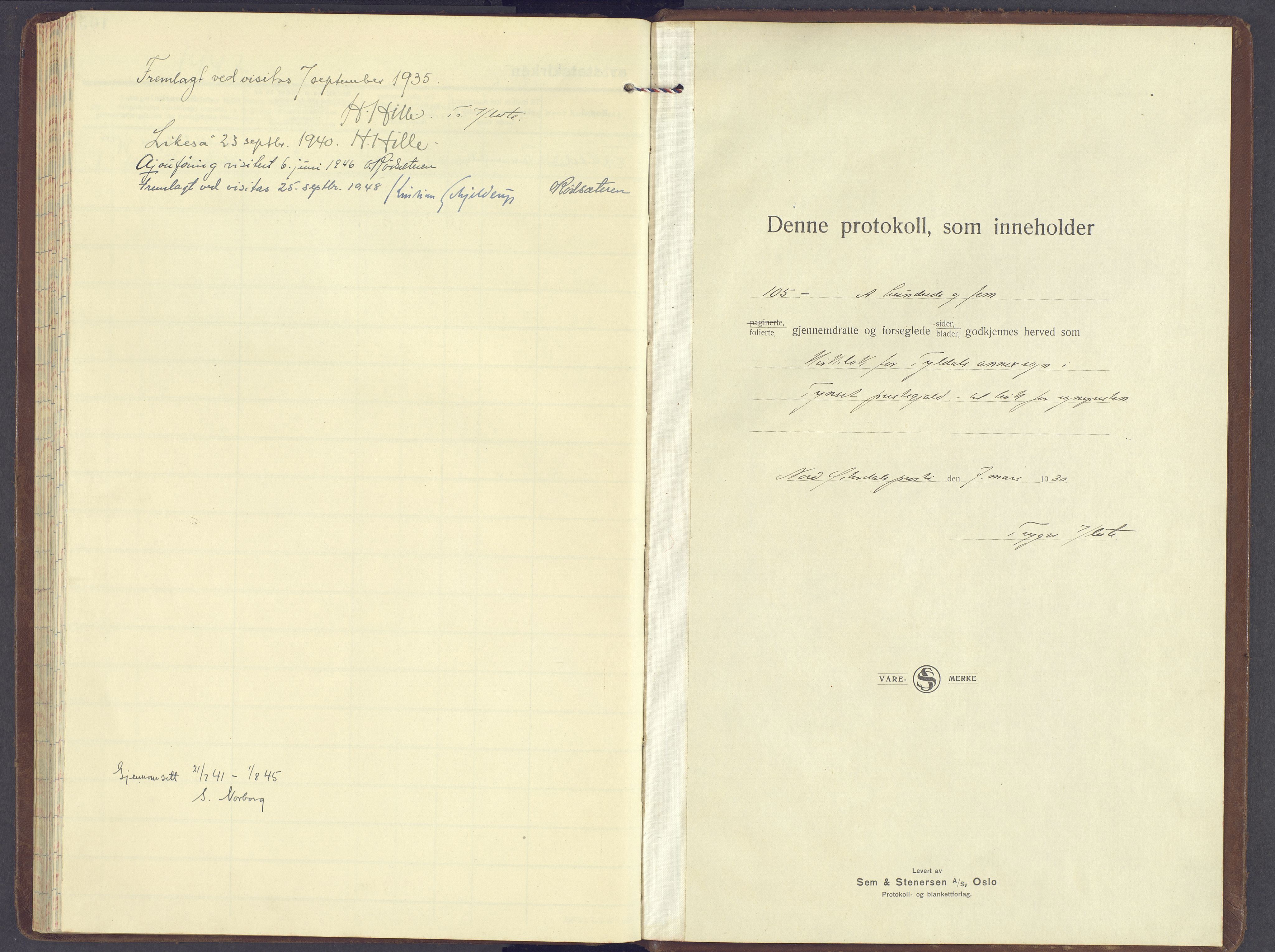 Tynset prestekontor, AV/SAH-PREST-058/H/Ha/Haa/L0029: Parish register (official) no. 29, 1930-1946