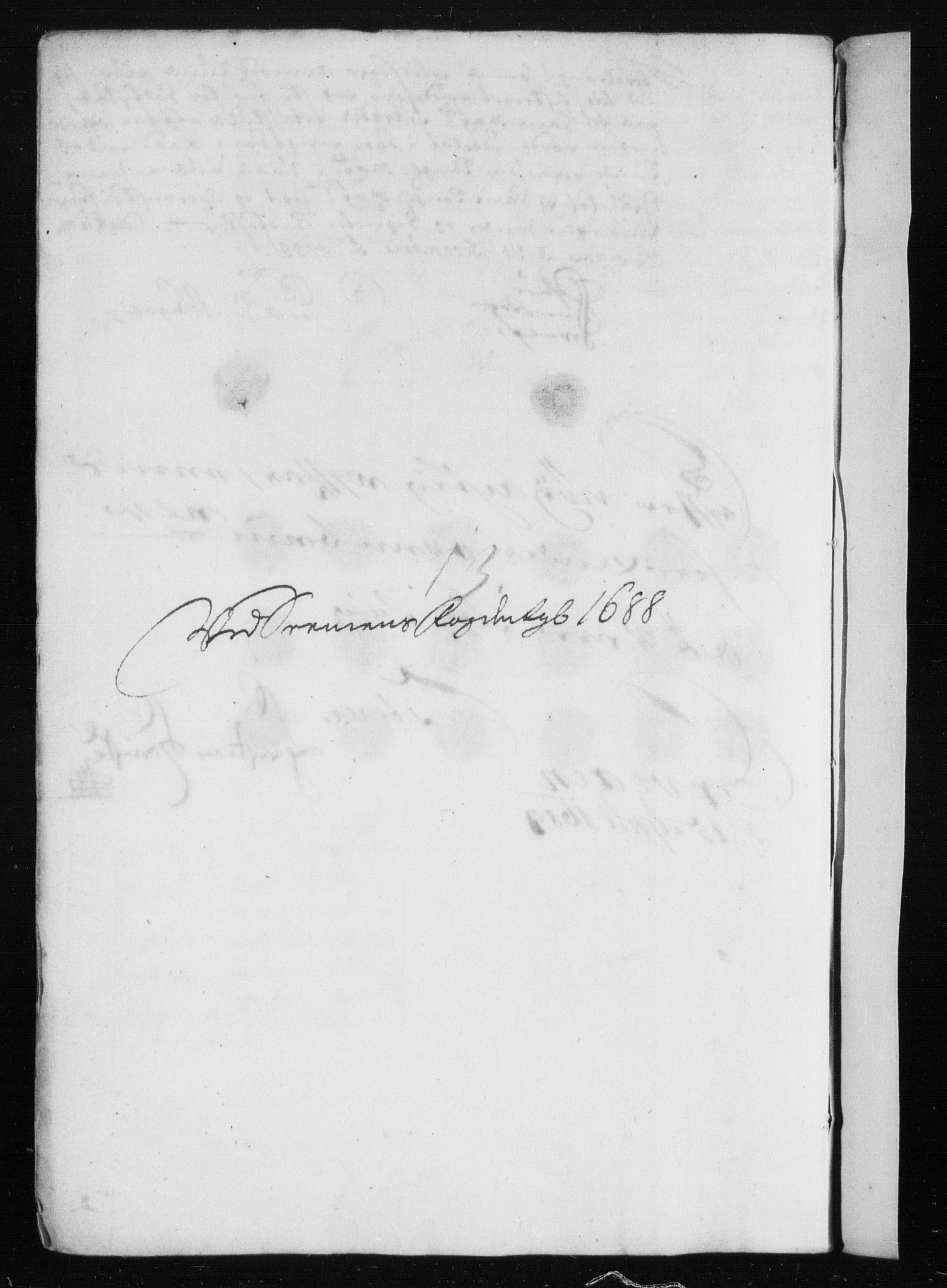 Rentekammeret inntil 1814, Reviderte regnskaper, Stiftamtstueregnskaper, Trondheim stiftamt og Nordland amt, AV/RA-EA-6044/R/Rh/L0012: Nordland amt, 1688