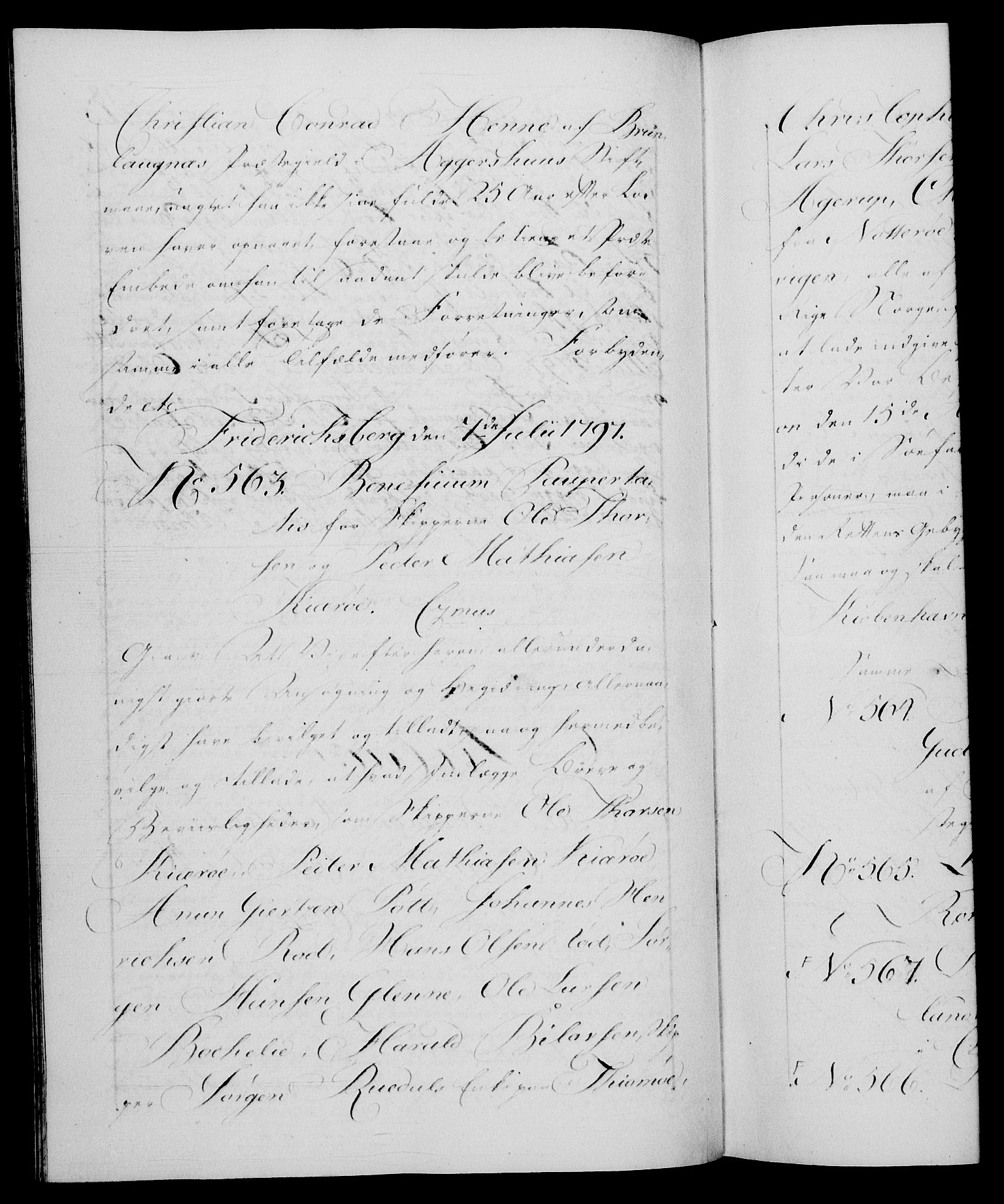 Danske Kanselli 1572-1799, RA/EA-3023/F/Fc/Fca/Fcaa/L0057: Norske registre, 1797, p. 278b